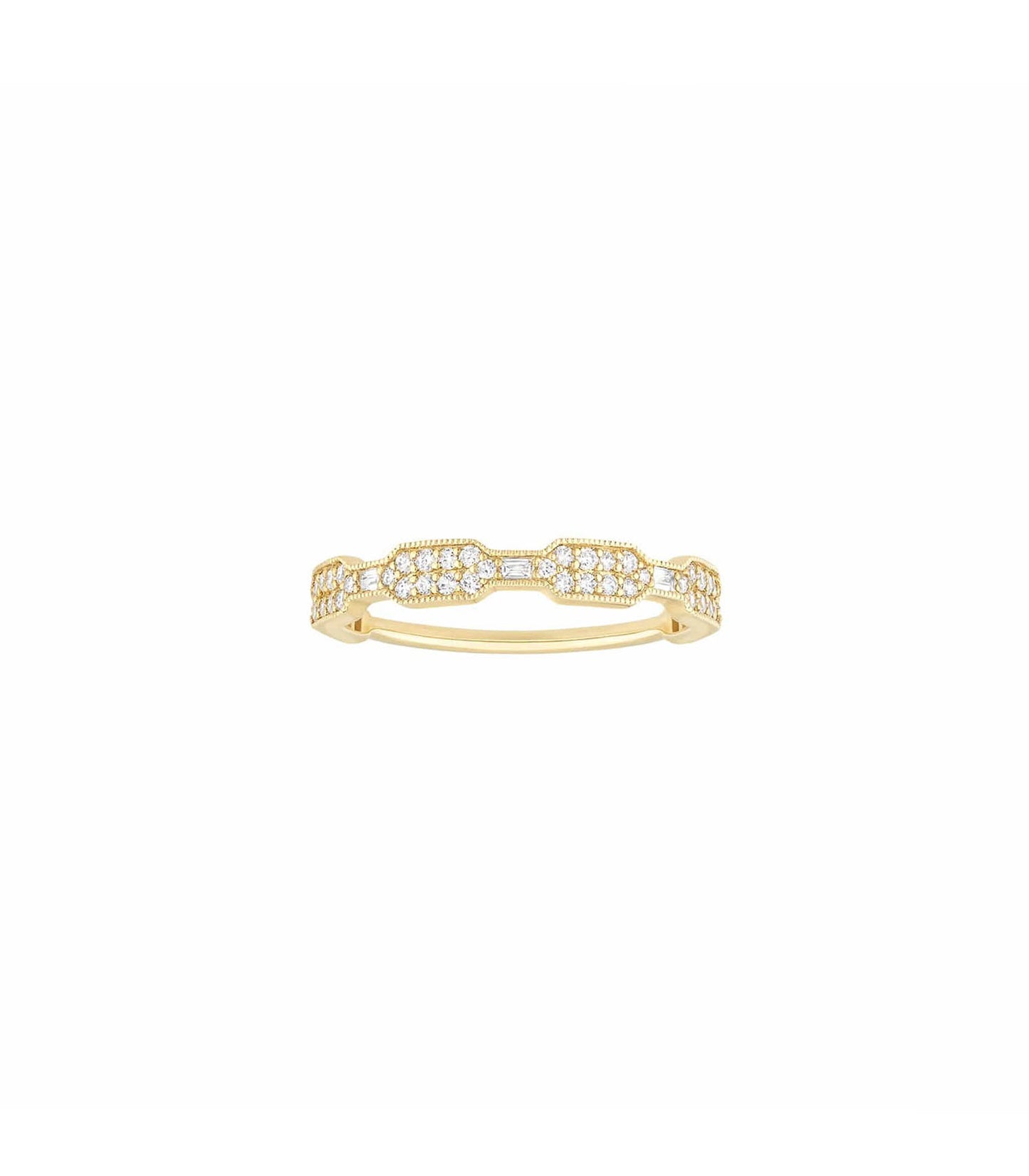 Bague Métropolis Petit modèle Or jaune Diamants