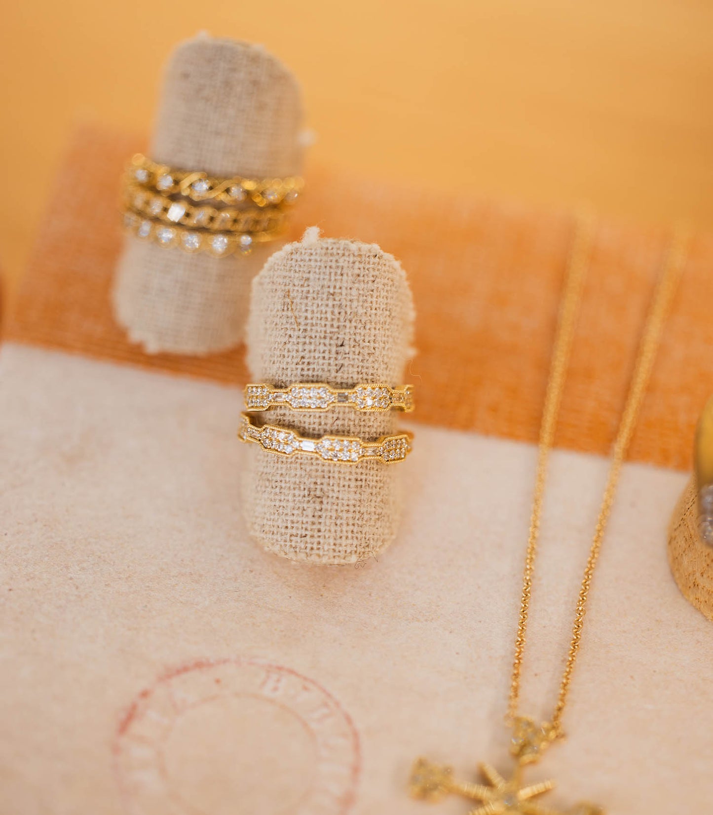 Bague Métropolis Petit modèle Or jaune Diamants