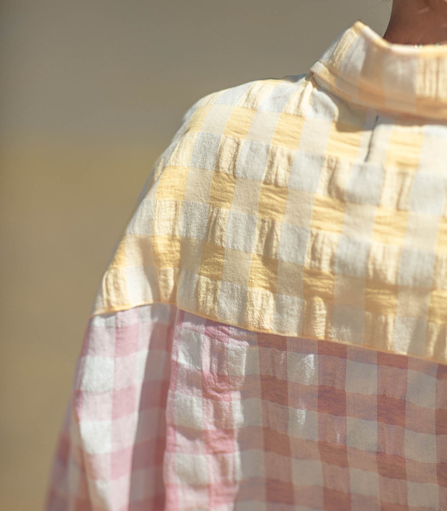 Chemise Ibisco Rose et Blanc