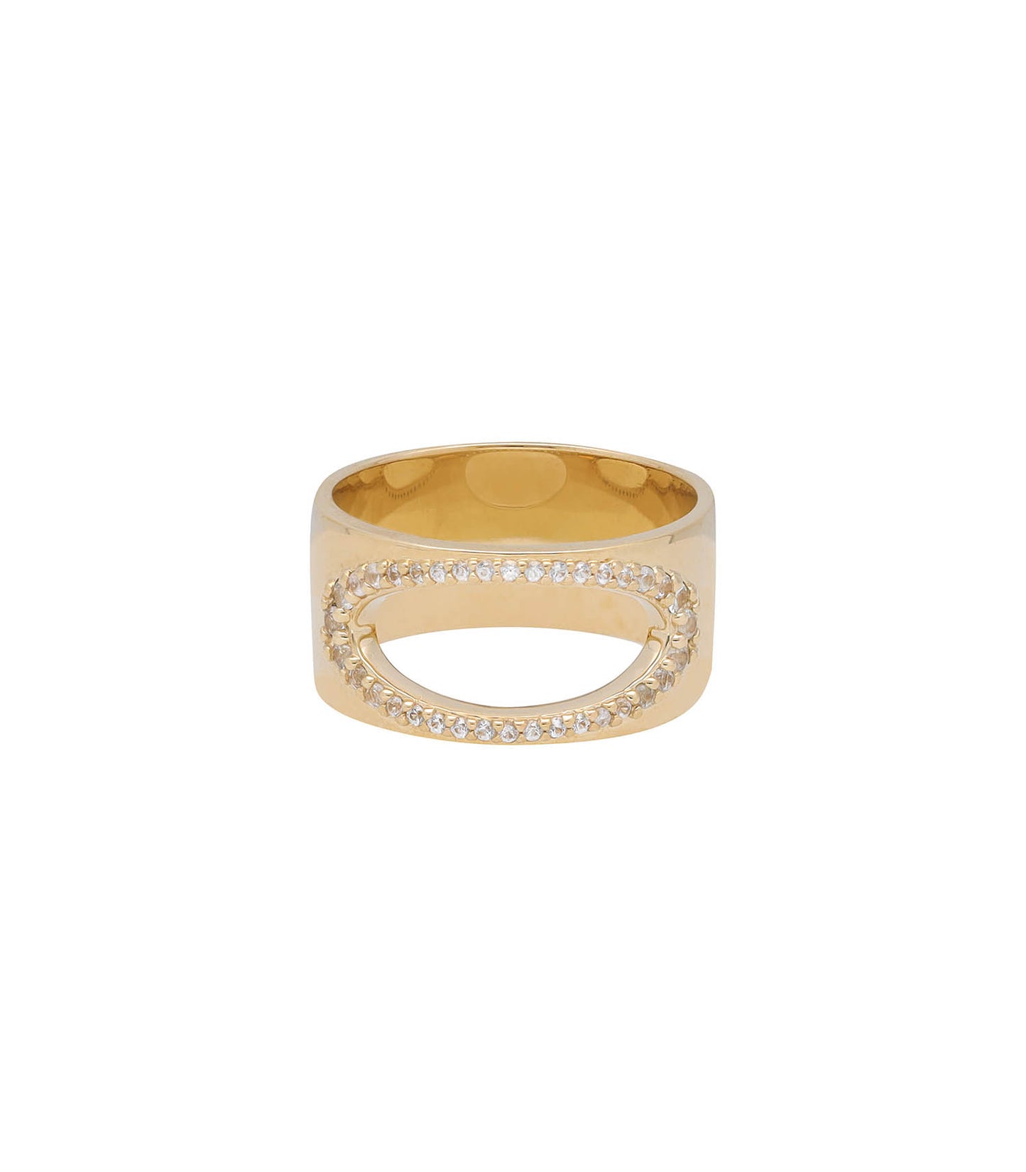 Bague Gigi Saphir Blanc