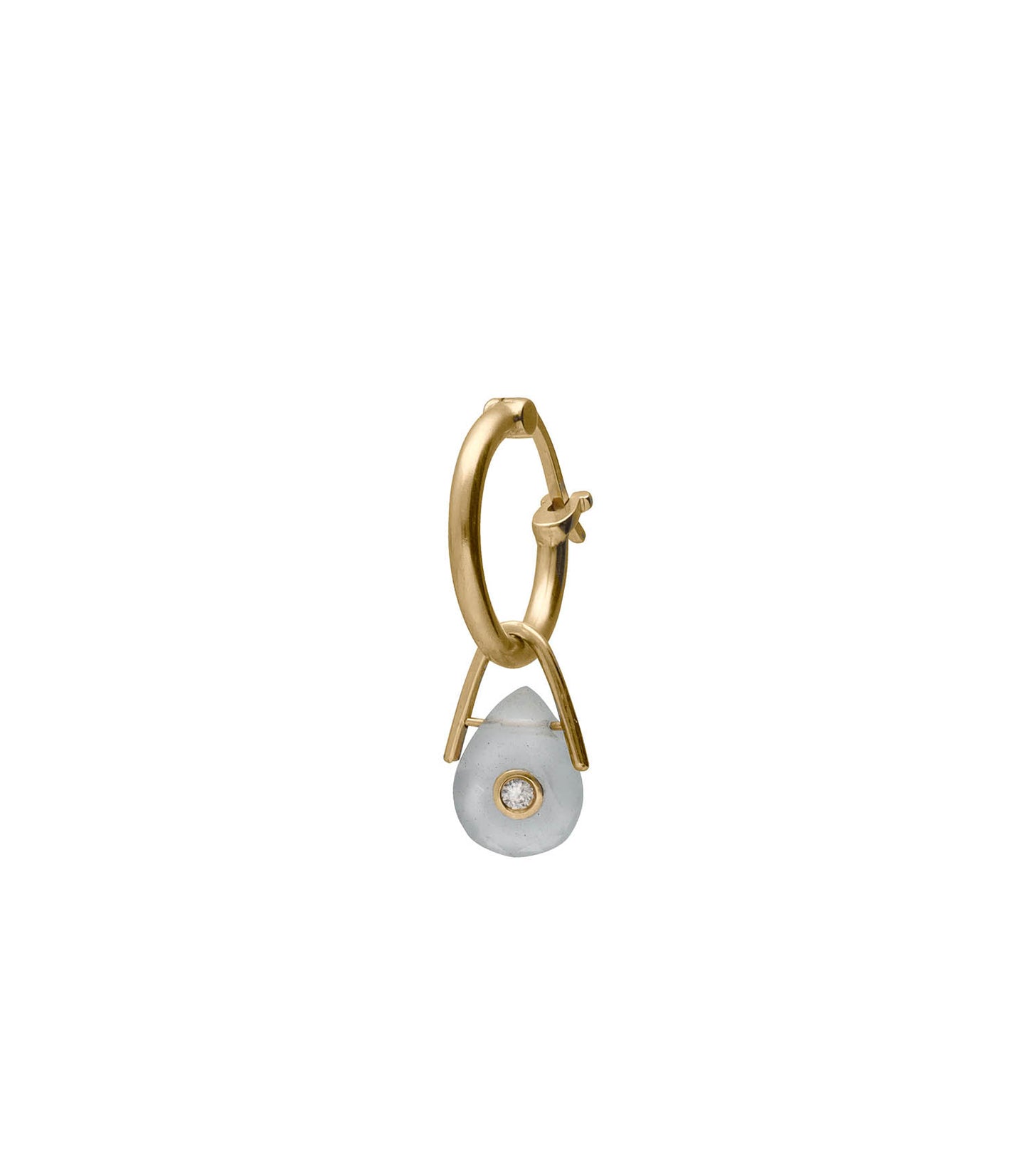 Boucle d'oreille Orso Aigue Marine