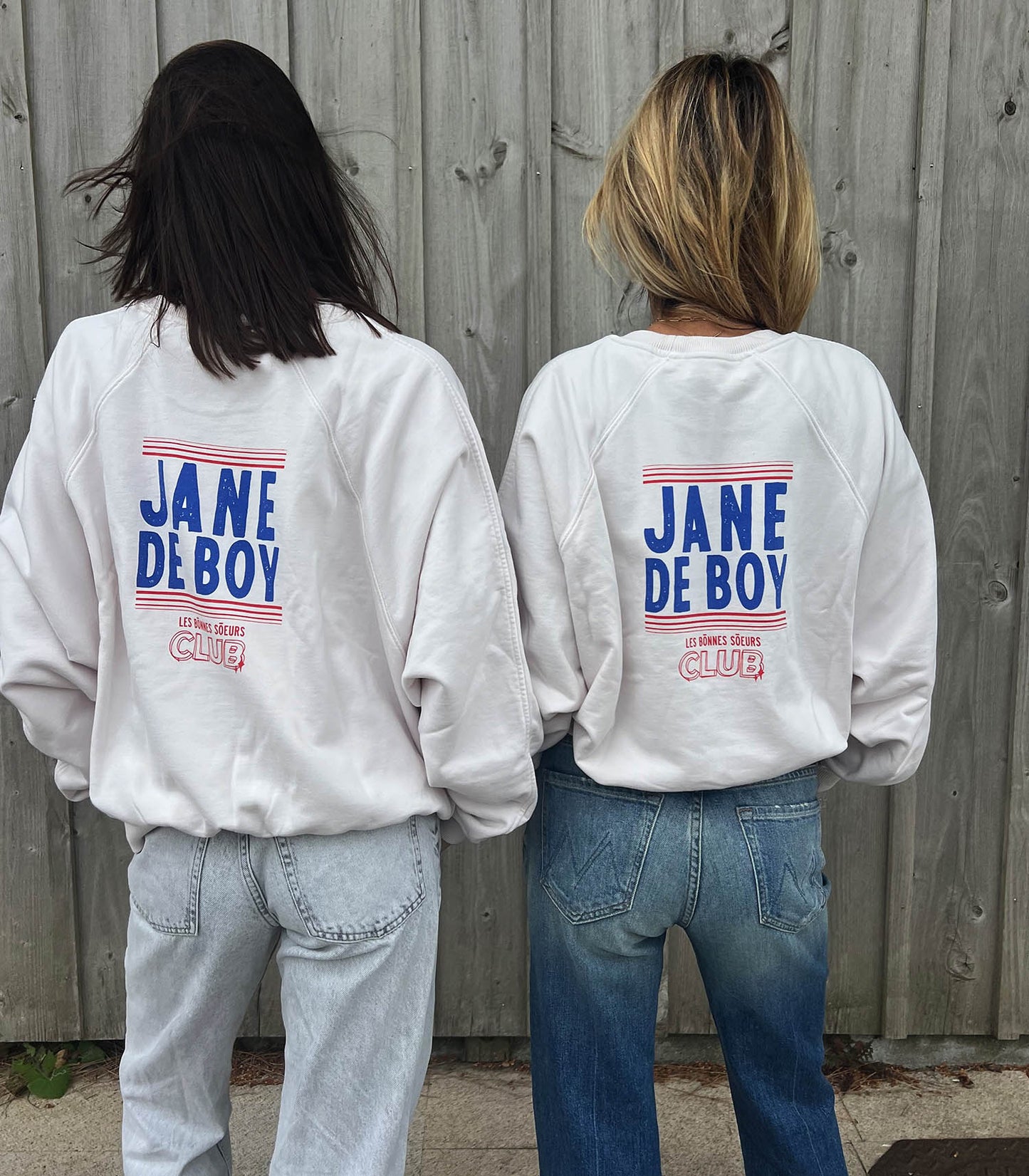 Sweat Vintage écru x Jane de Boy