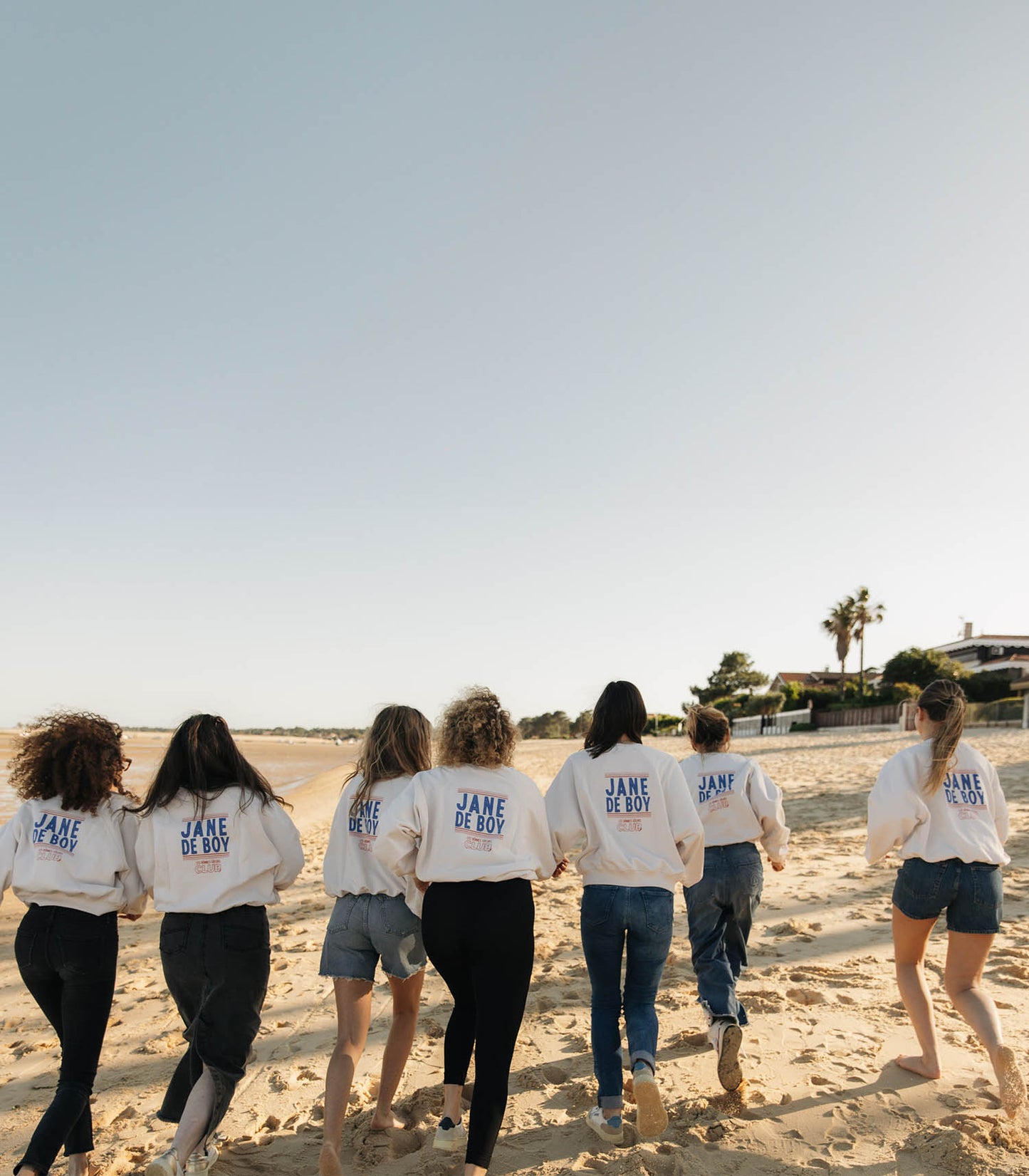 Sweat Vintage écru x Jane de Boy