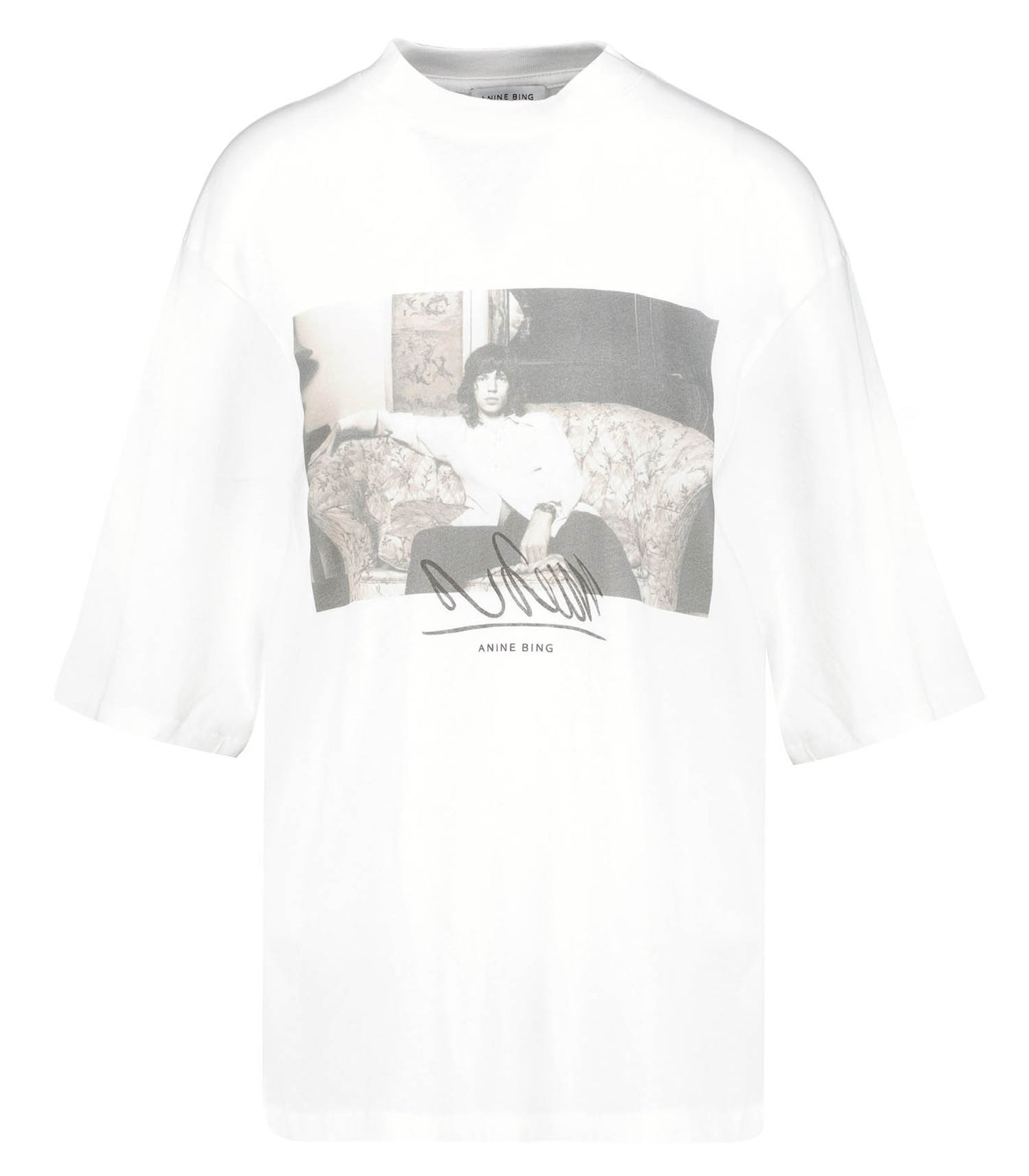 Tee-shirt à manches courtes Avi Mick Jagger Ivoire