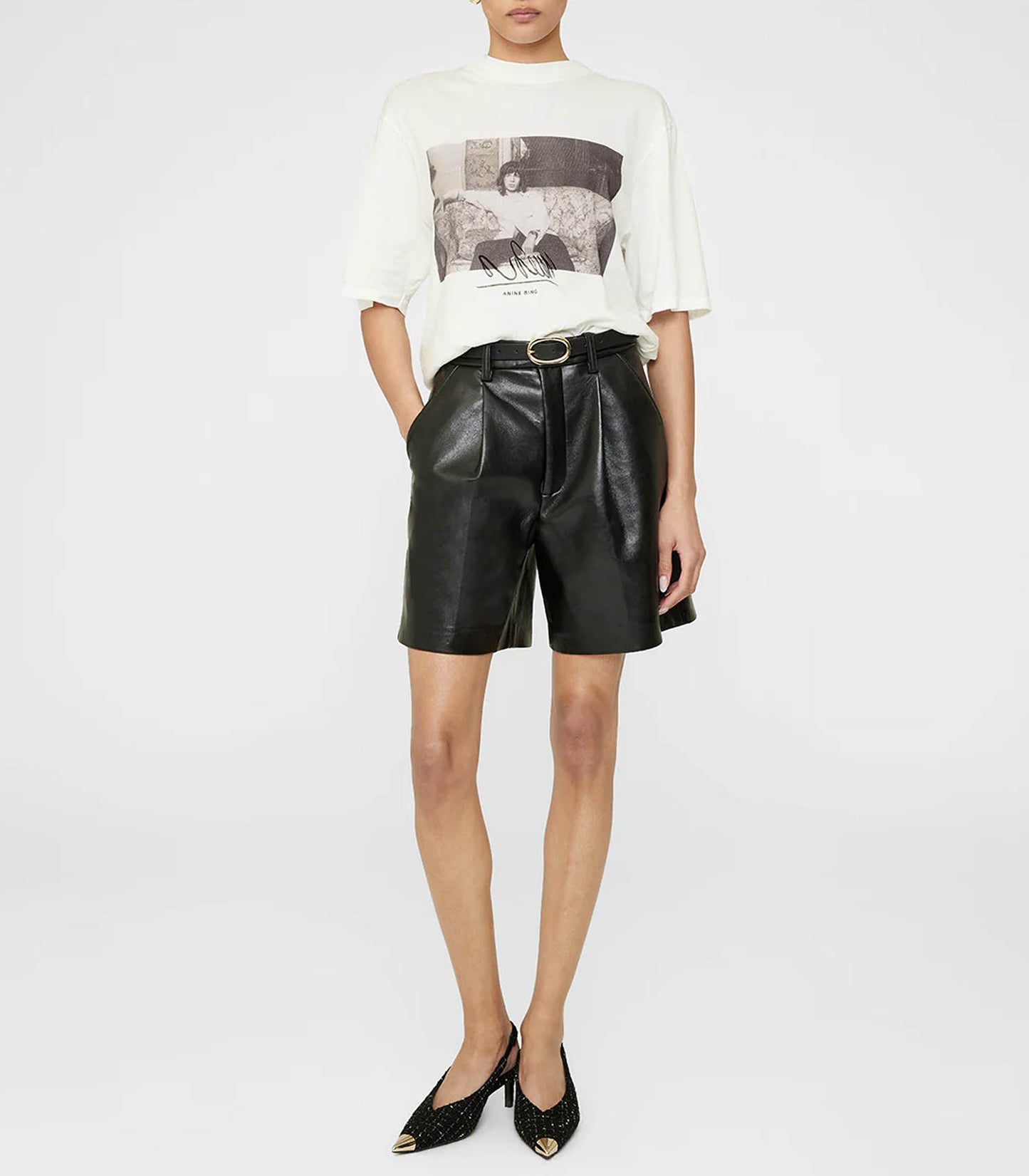 Tee-shirt à manches courtes Avi Mick Jagger Ivoire
