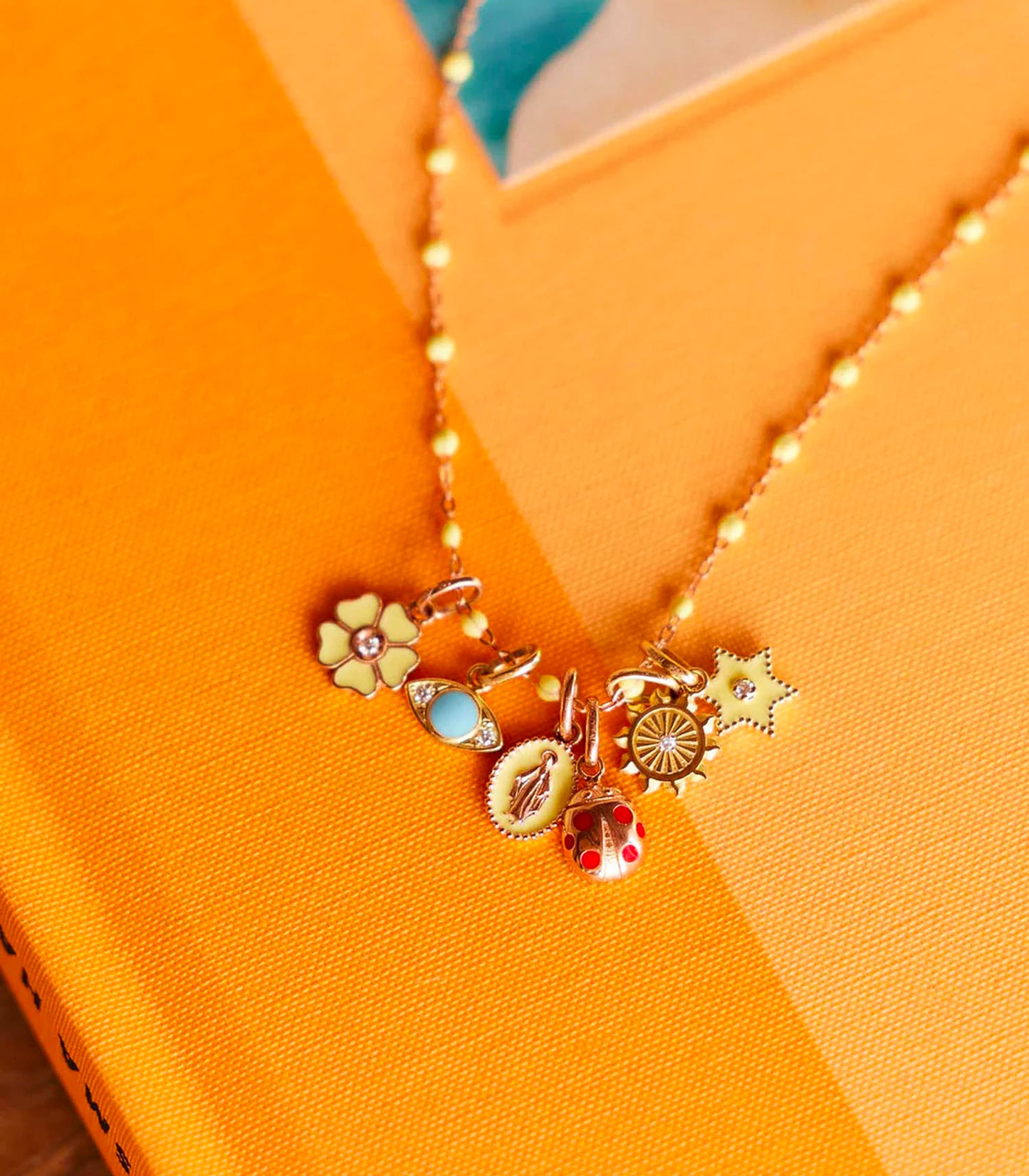 Pendentif Or Jaune Lucky Sun Diamant