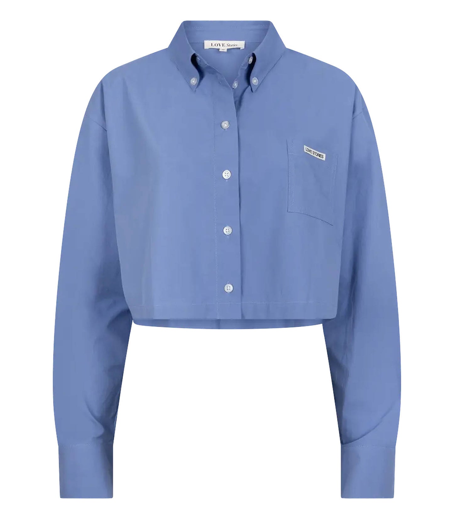 Chemise à manches longues Pete Bleu