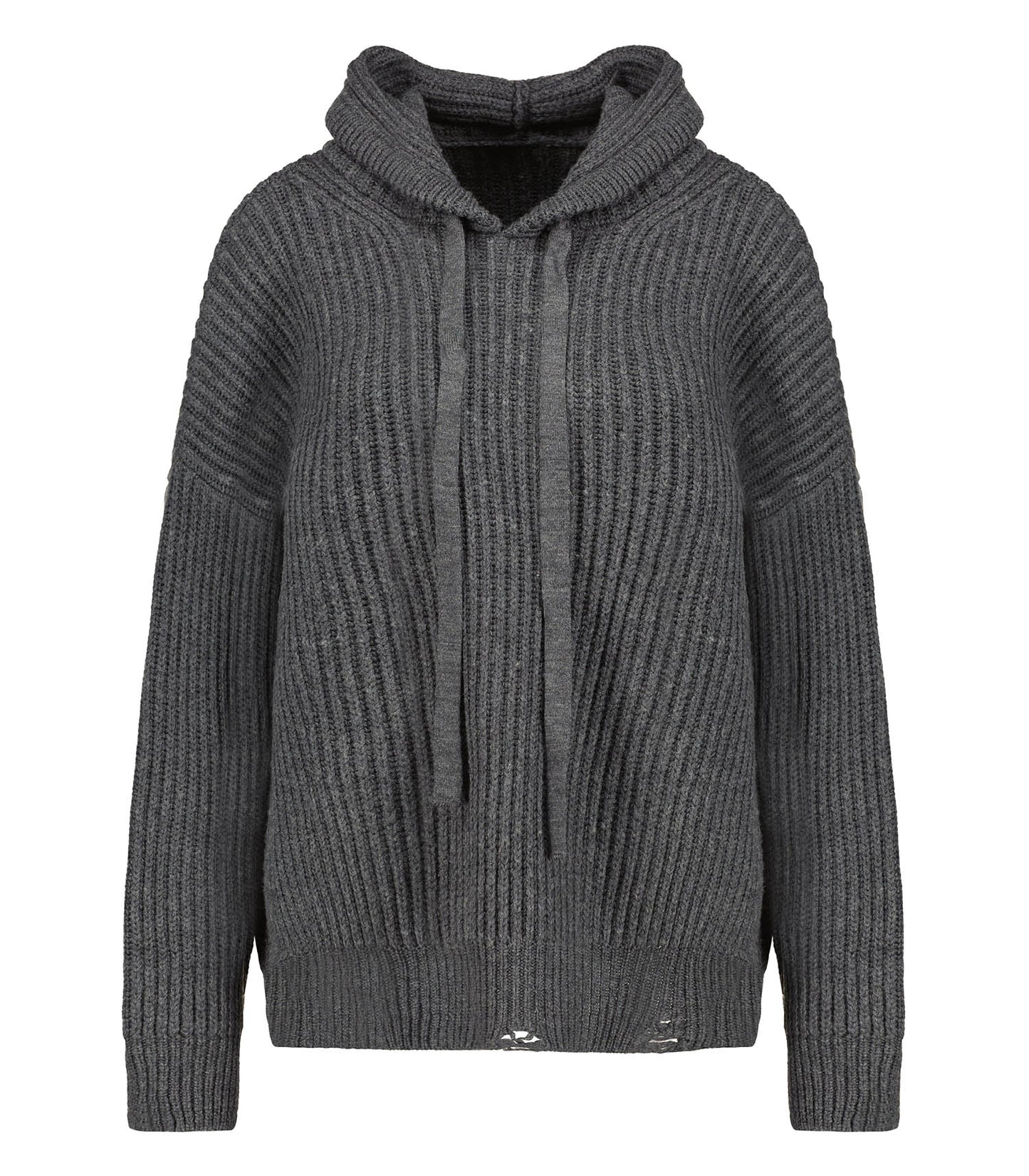 Hoodie en Laine Brooke Gris