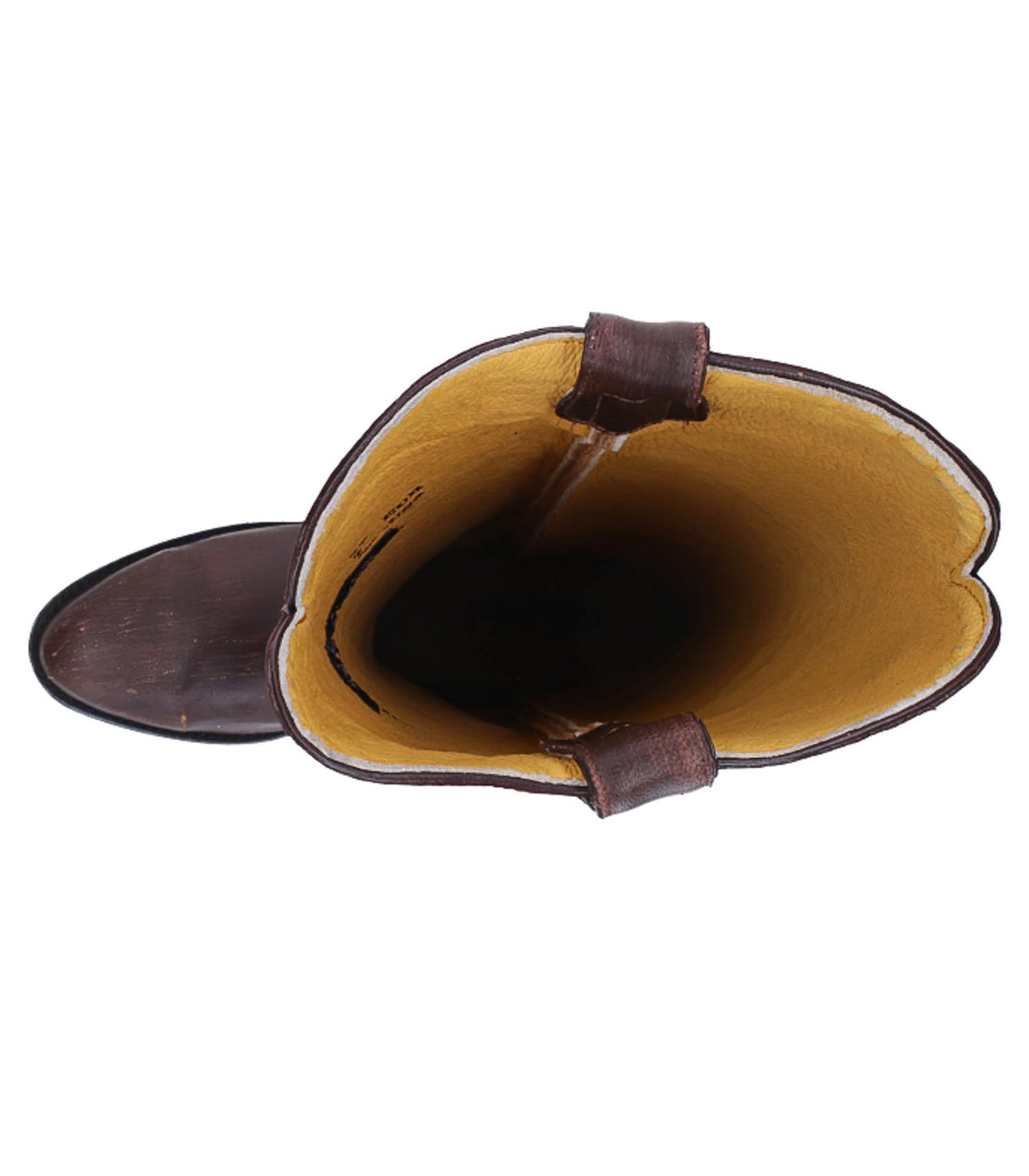 Bottes Hautes Santiag Polo Brush Off Café x Jane de Boy