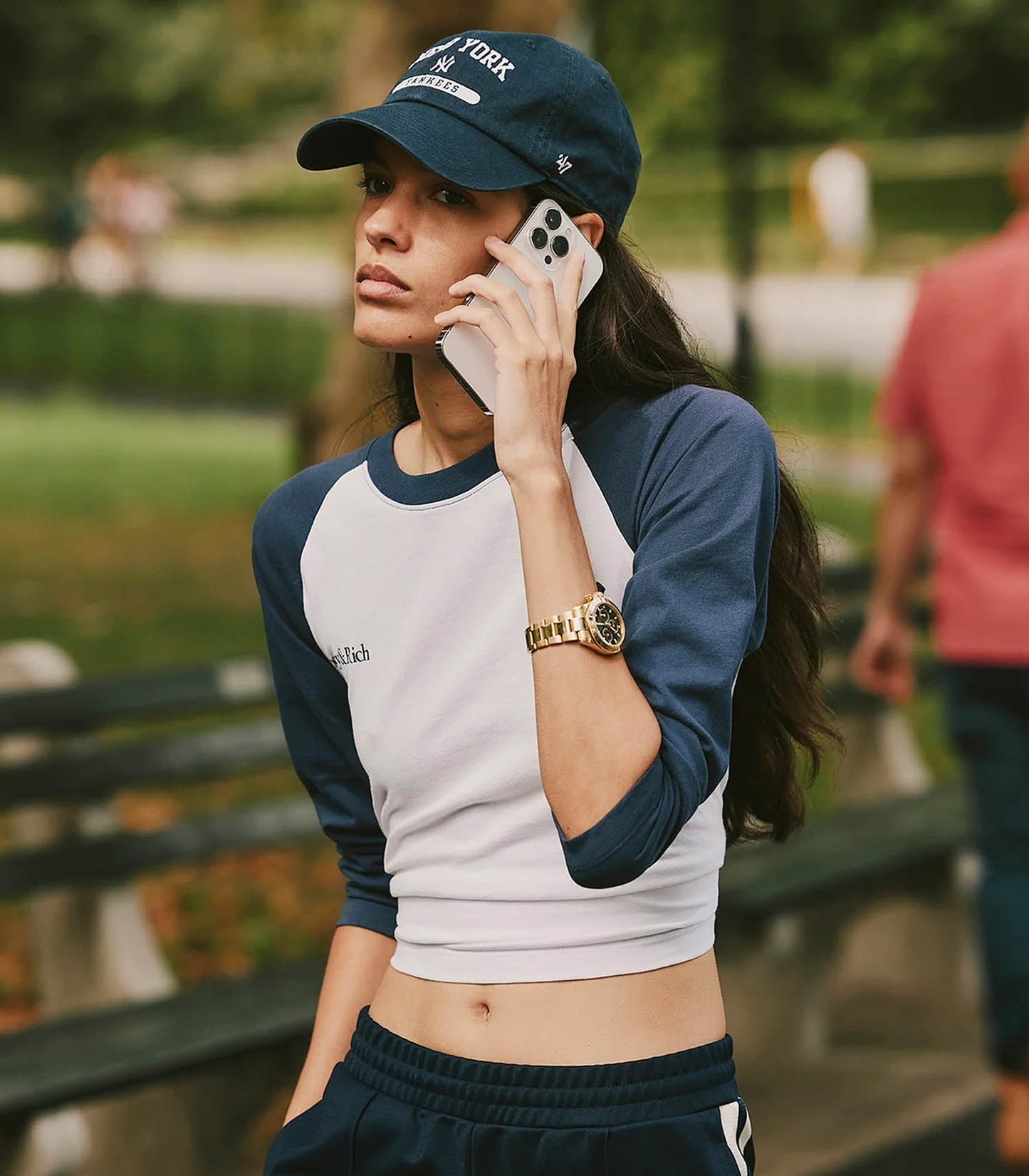 Casquette Baseball League Navy/White
