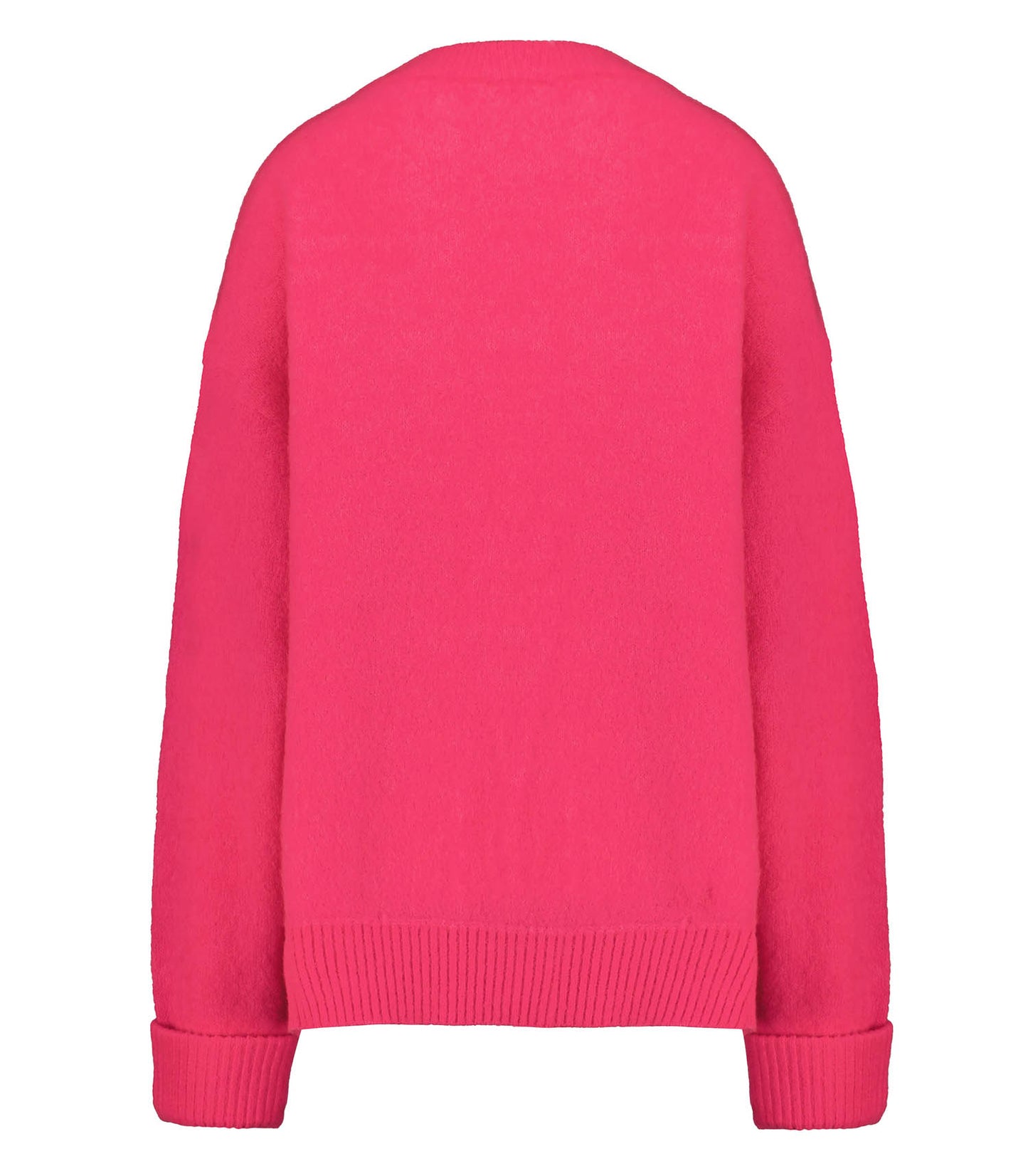 Pull Col Bateau Vitow Rose Fluo Chiné