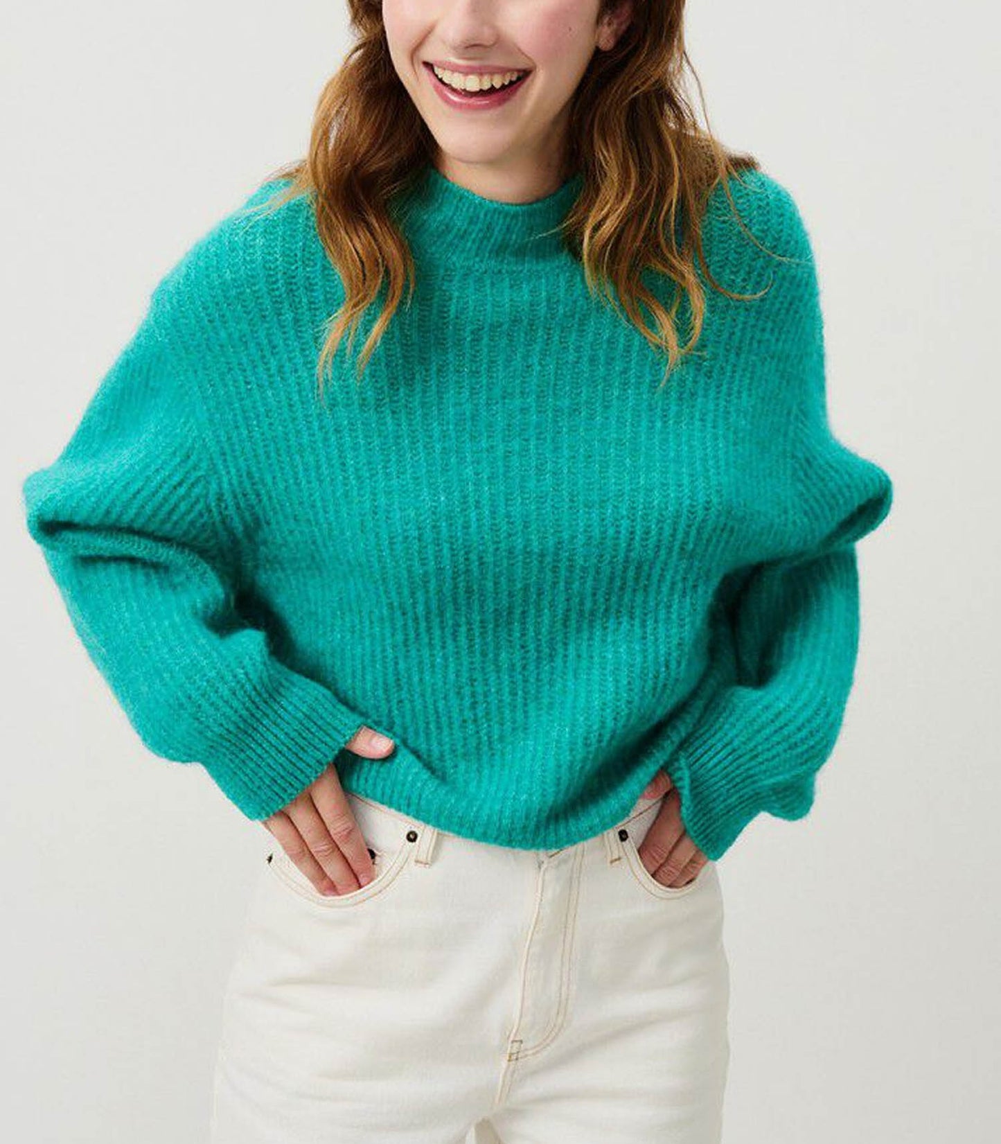 Pull East Bleu Canard Chiné