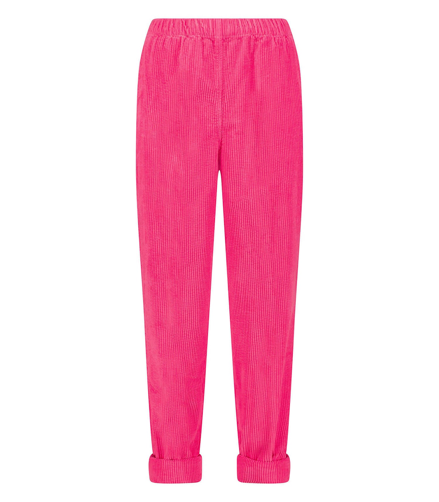 Pantalon en Velours Côtelé Padow Fuchsia Vintage