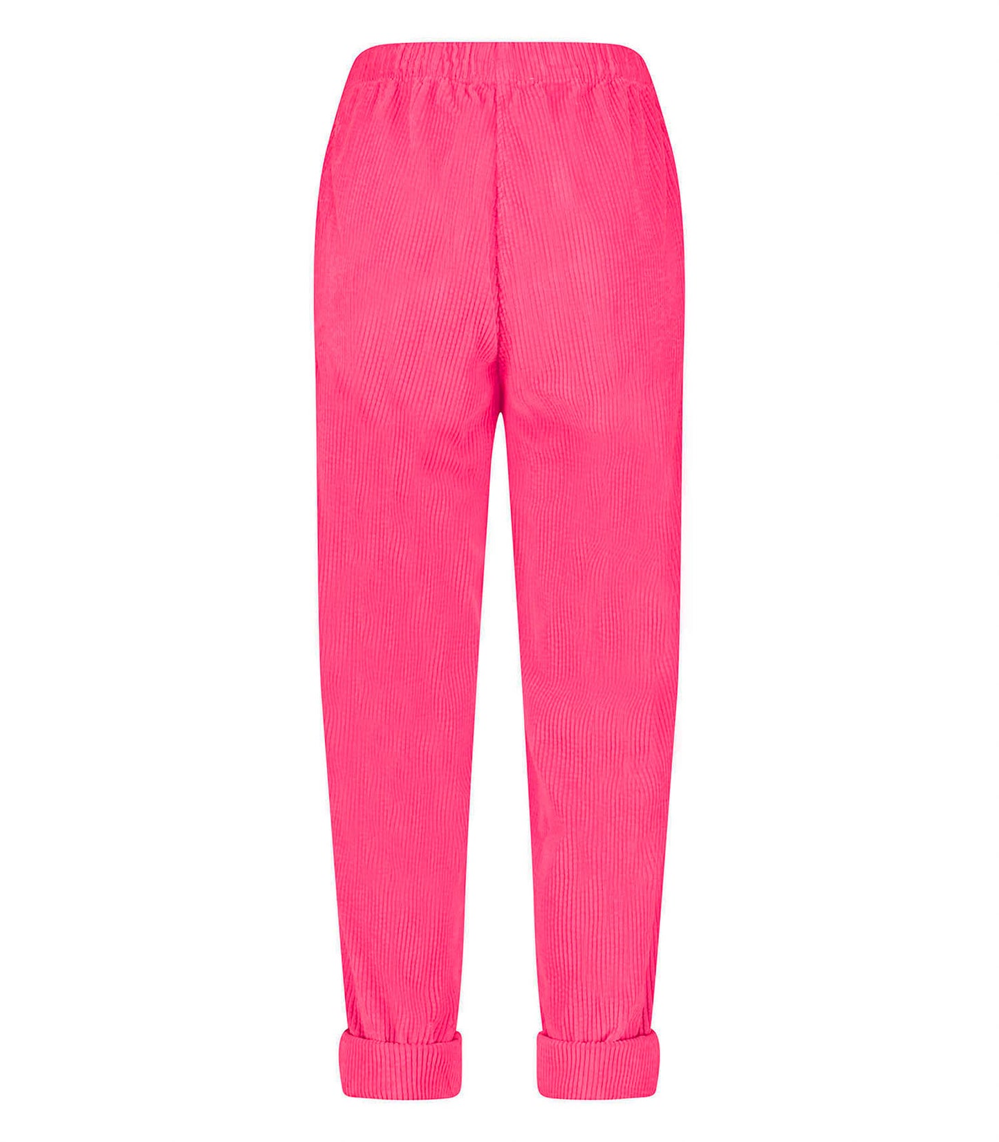 Pantalon en Velours Côtelé Padow Fuchsia Vintage