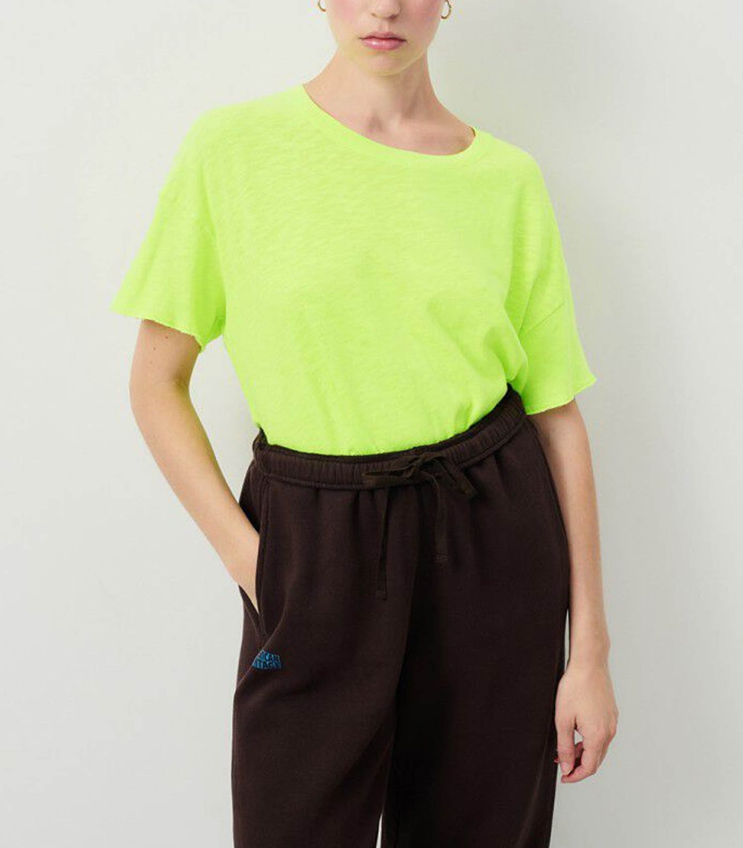 Tee-shirt Sonoma manches courtes Jaune Fluo