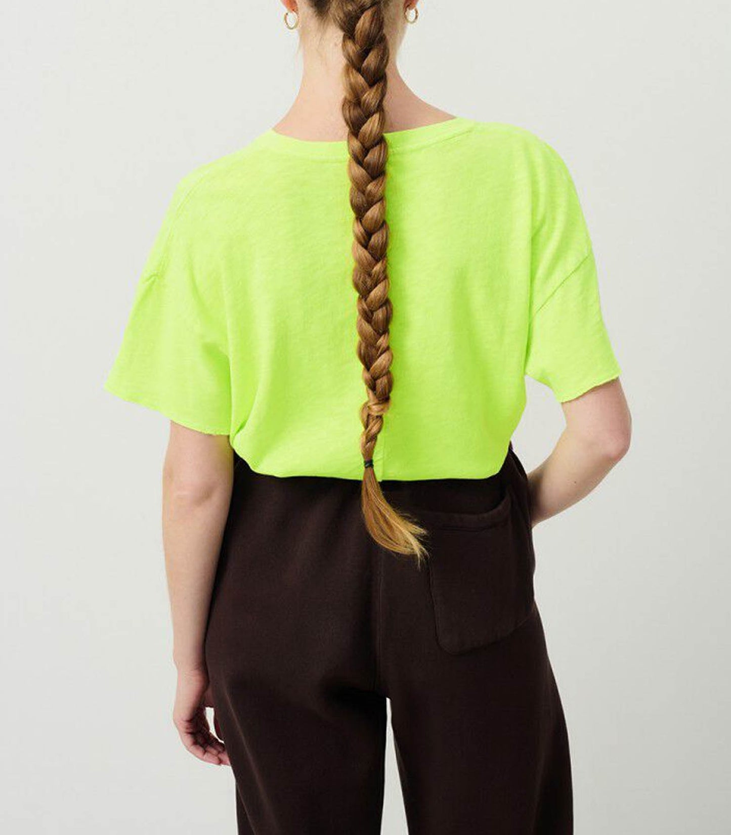 Tee-shirt Sonoma manches courtes Jaune Fluo