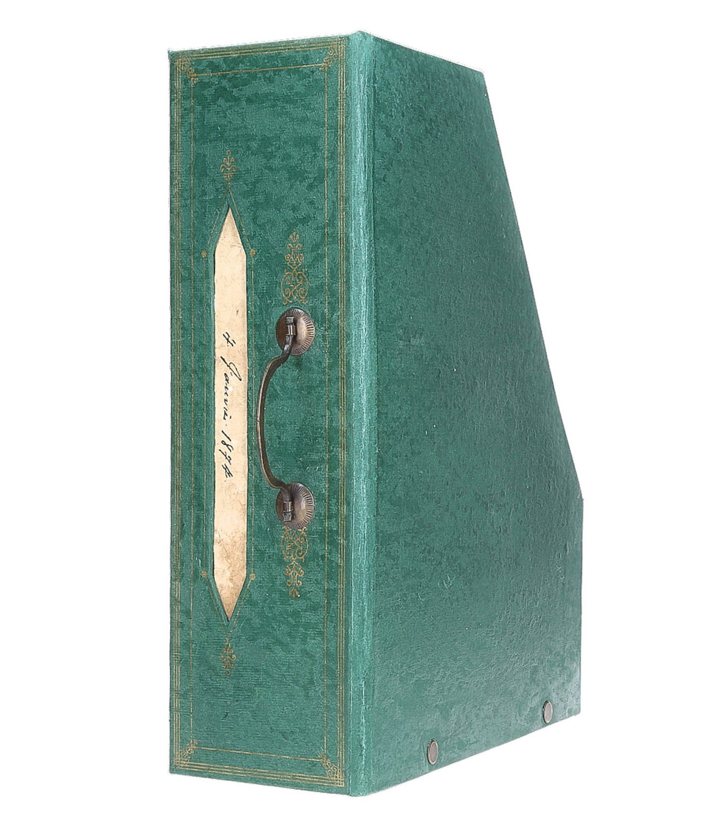 Range Dossiers Cartonnier Vert Foncé