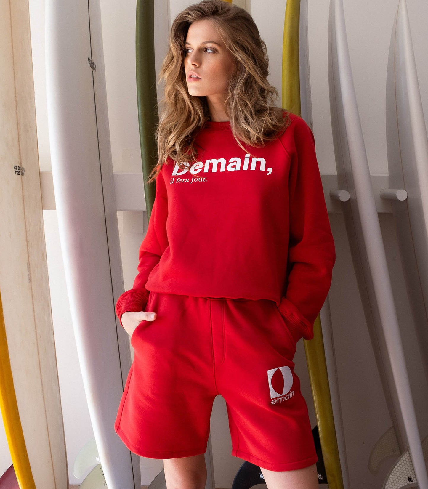 Sweat-shirt The Original Rouge