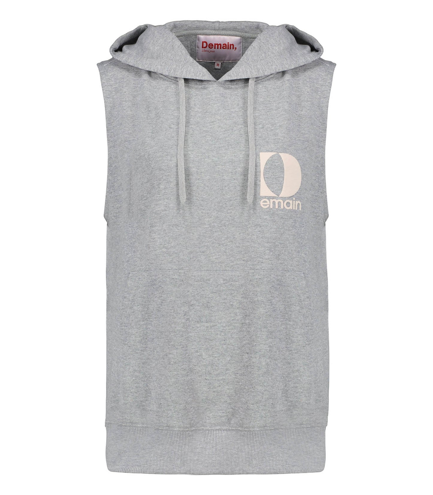 Hoodie sans manches Orid Heart Gris