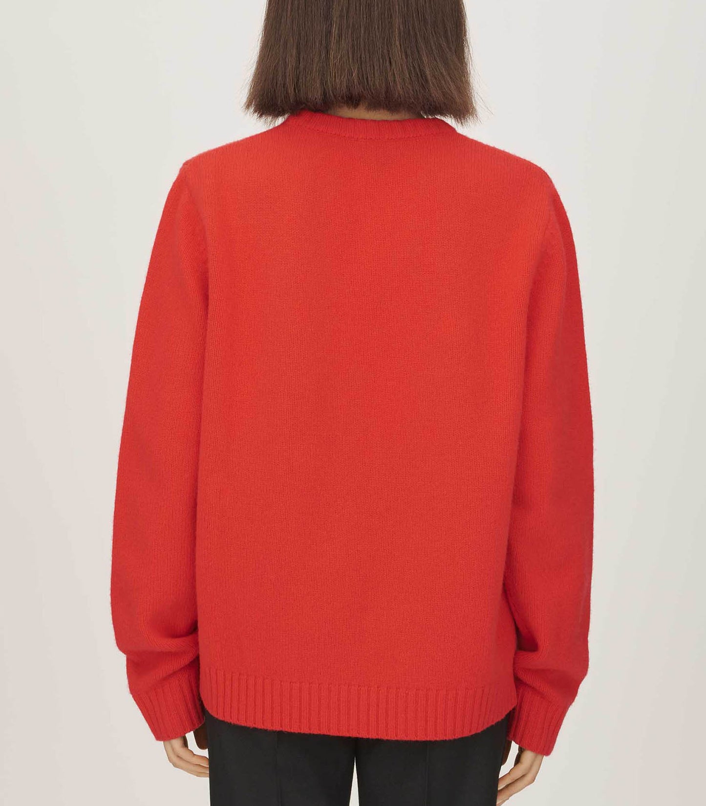 Pull en Laine Oversized 1970 Rouge