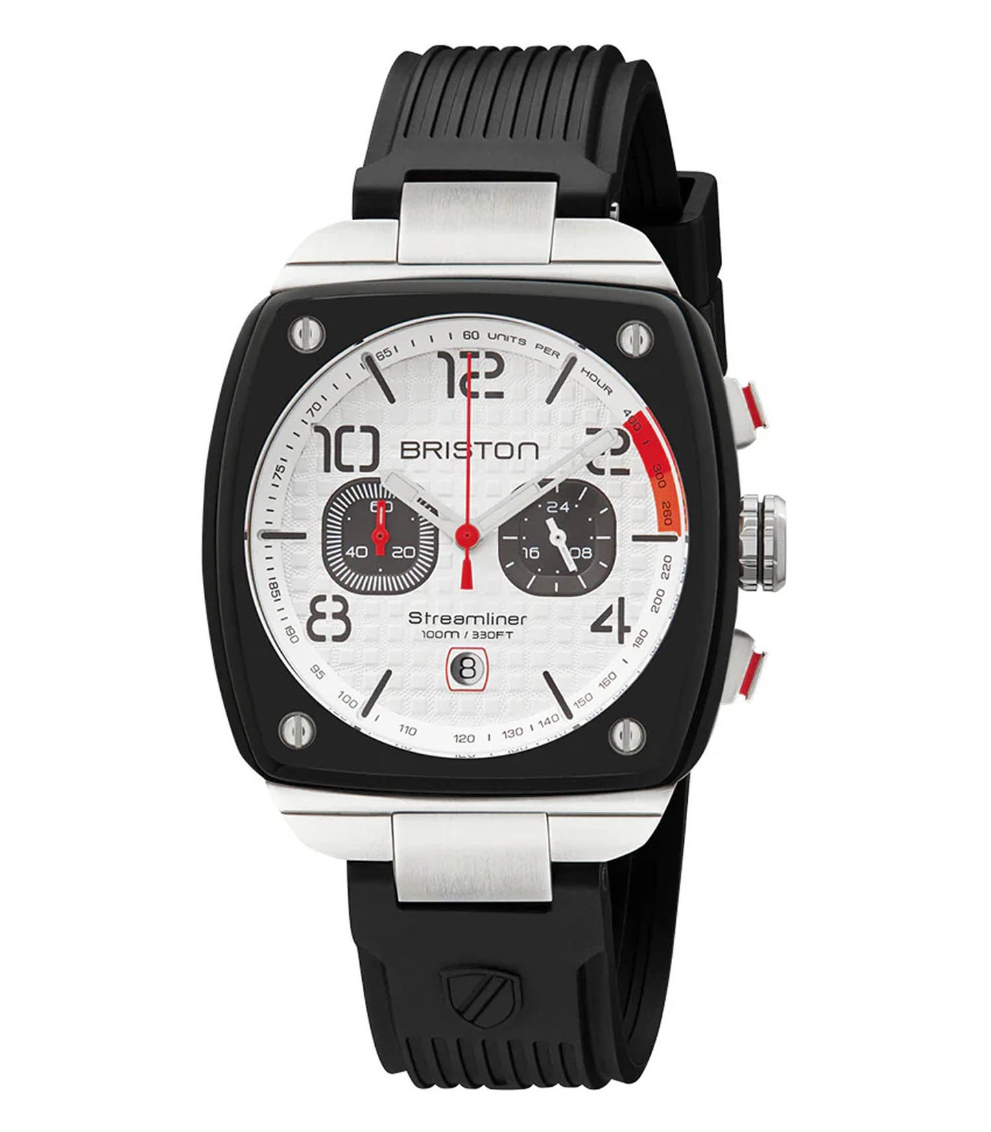 Montre homme Streamlimer Urban Chrono Rubber Blanc
