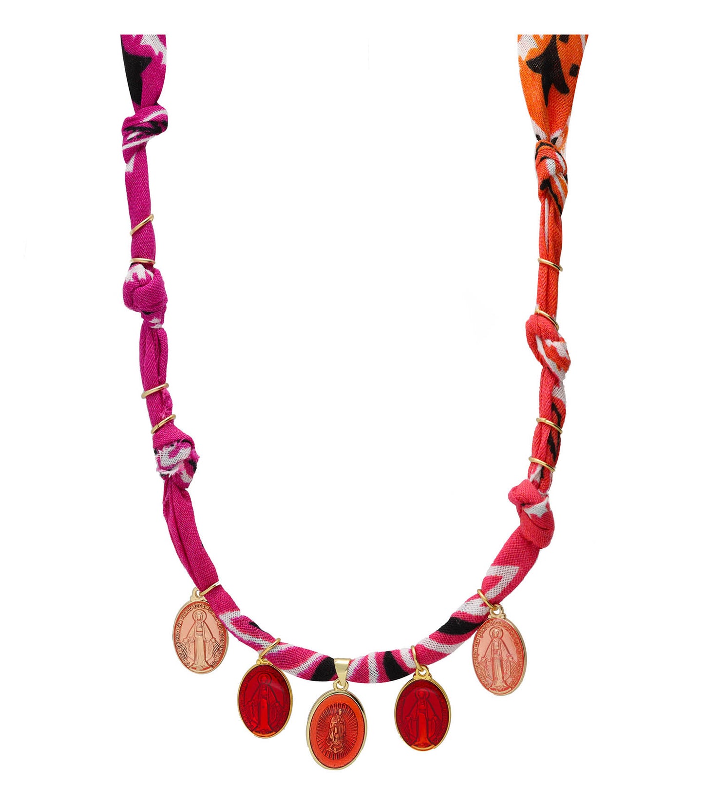 Lien Orange/Cyclamen Badhnati Jewelry x Jane de Boy