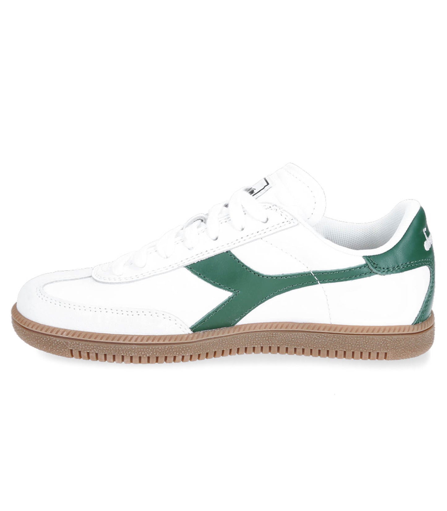 Baskets Trainer Blanc et Verts Paturages