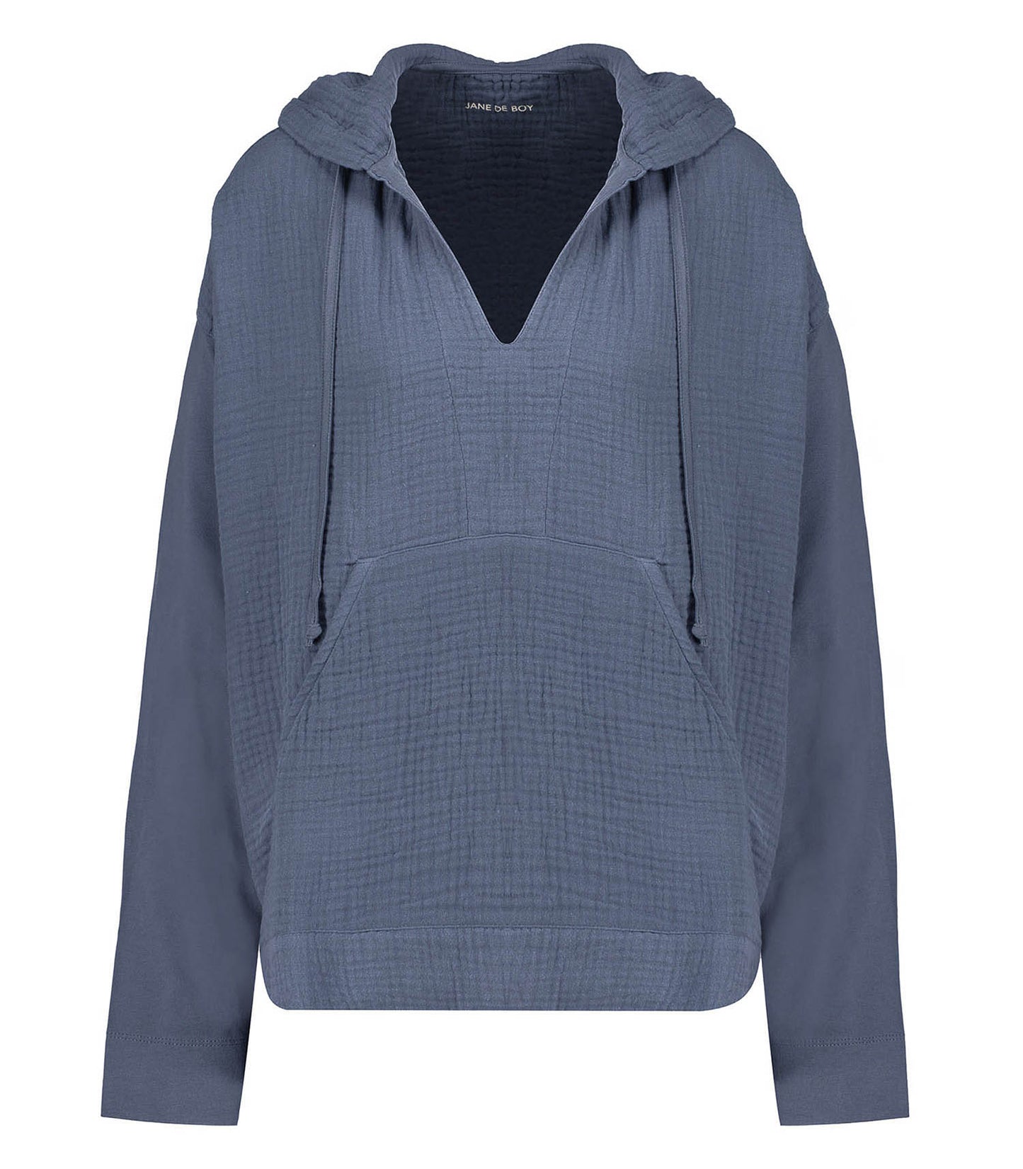 Sweat-shirt Jersey triple Gauze Blue Jean