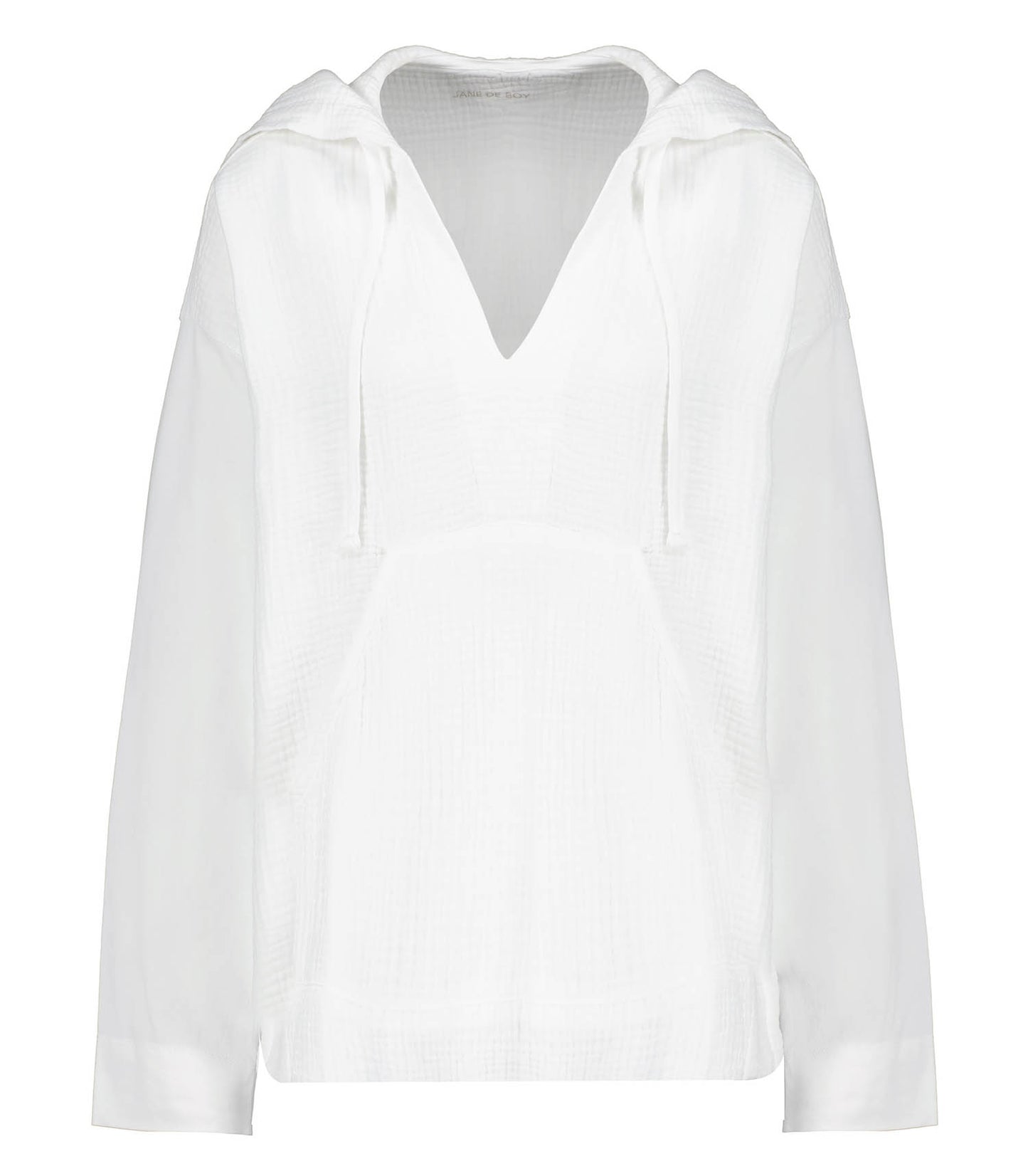 Sweat-shirt Jersey triple Gauze Ecru