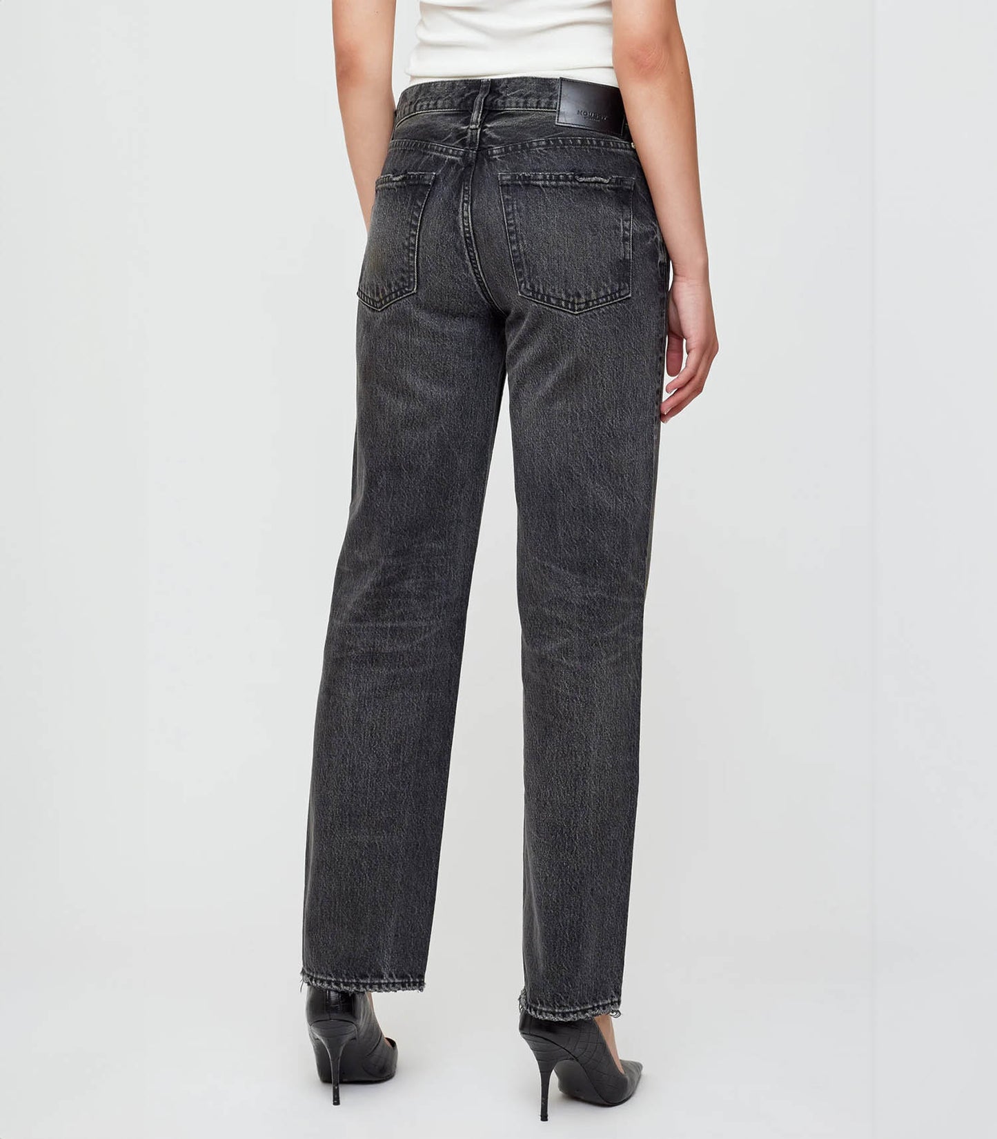 Jean Droit Iona Straight Low Black