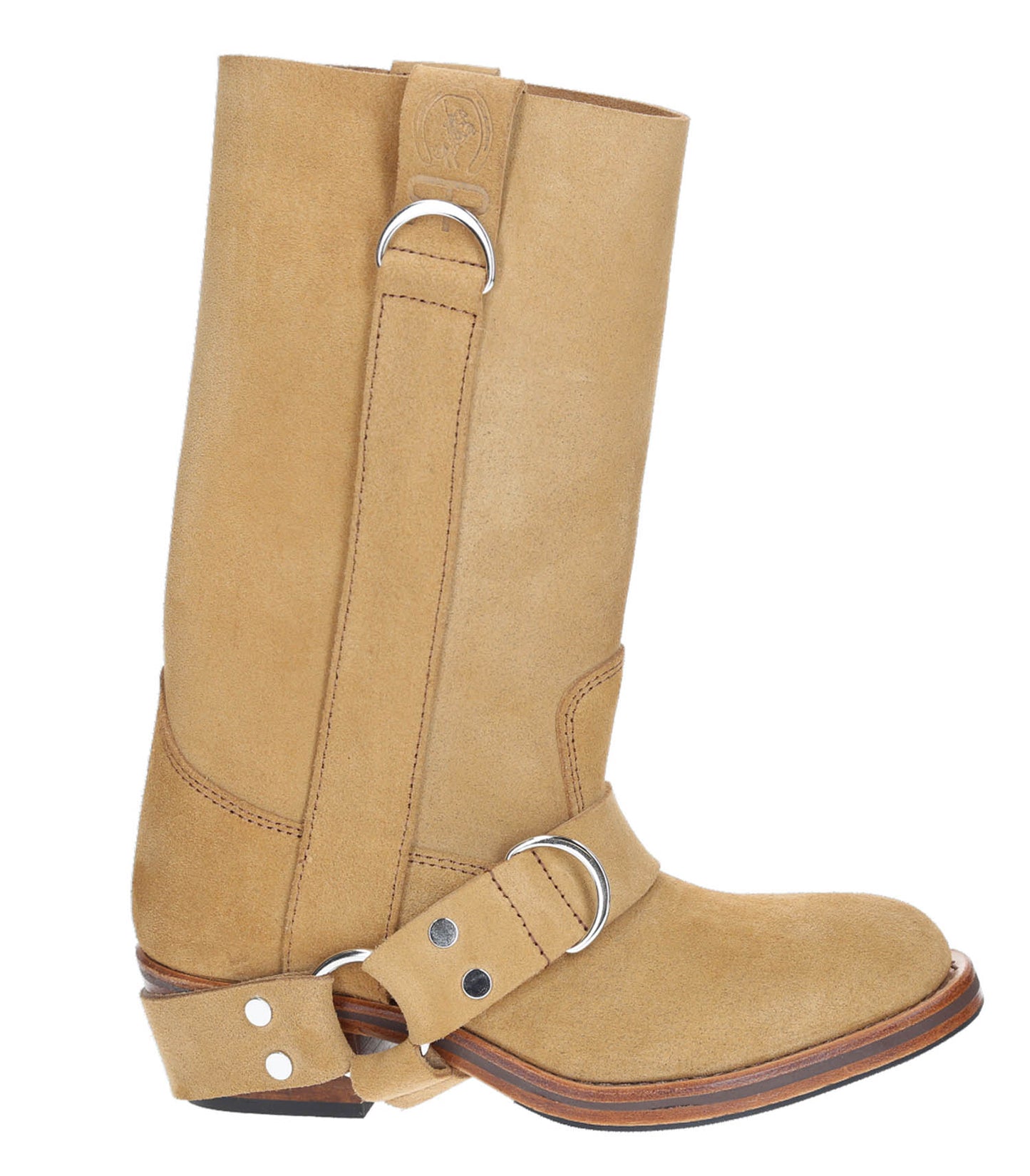 Bottes Motardes Cuir Camel x La Botte Gardiane