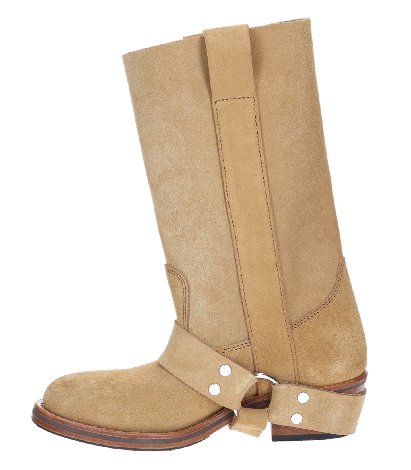 Bottes Motardes Cuir Camel x La Botte Gardiane