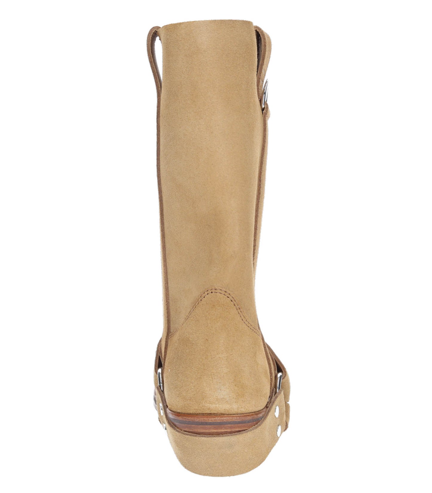 Bottes Motardes Cuir Camel x La Botte Gardiane