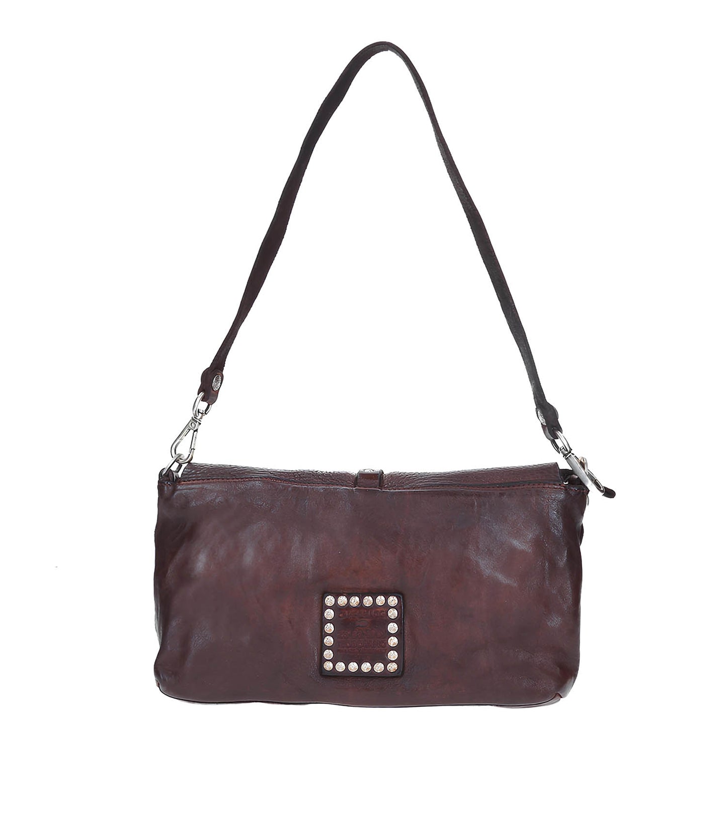 Sac Baguette Cuir Brun