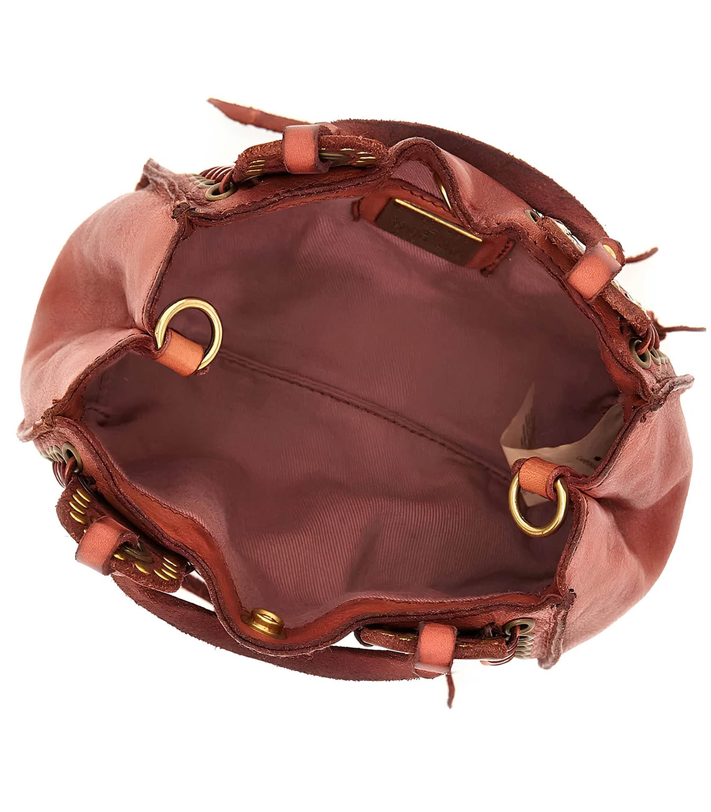 Sac Bandoulière Dalia en Cuir Tressé Rouille