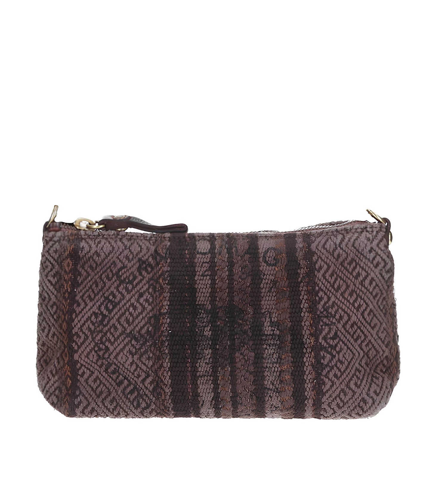 Pochette Monogrammée à Rayures