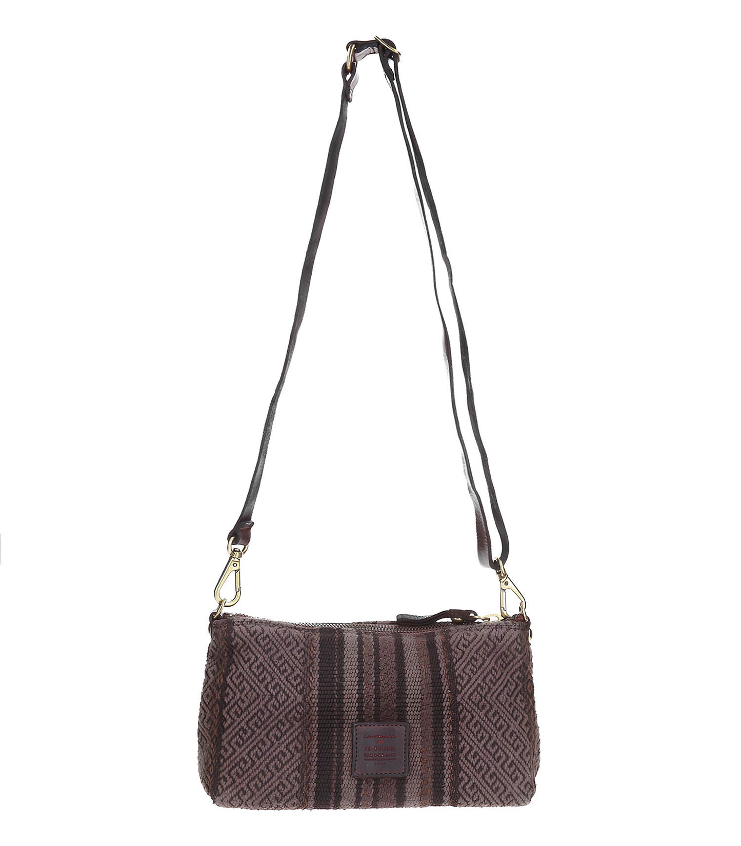 Pochette Monogrammée à Rayures