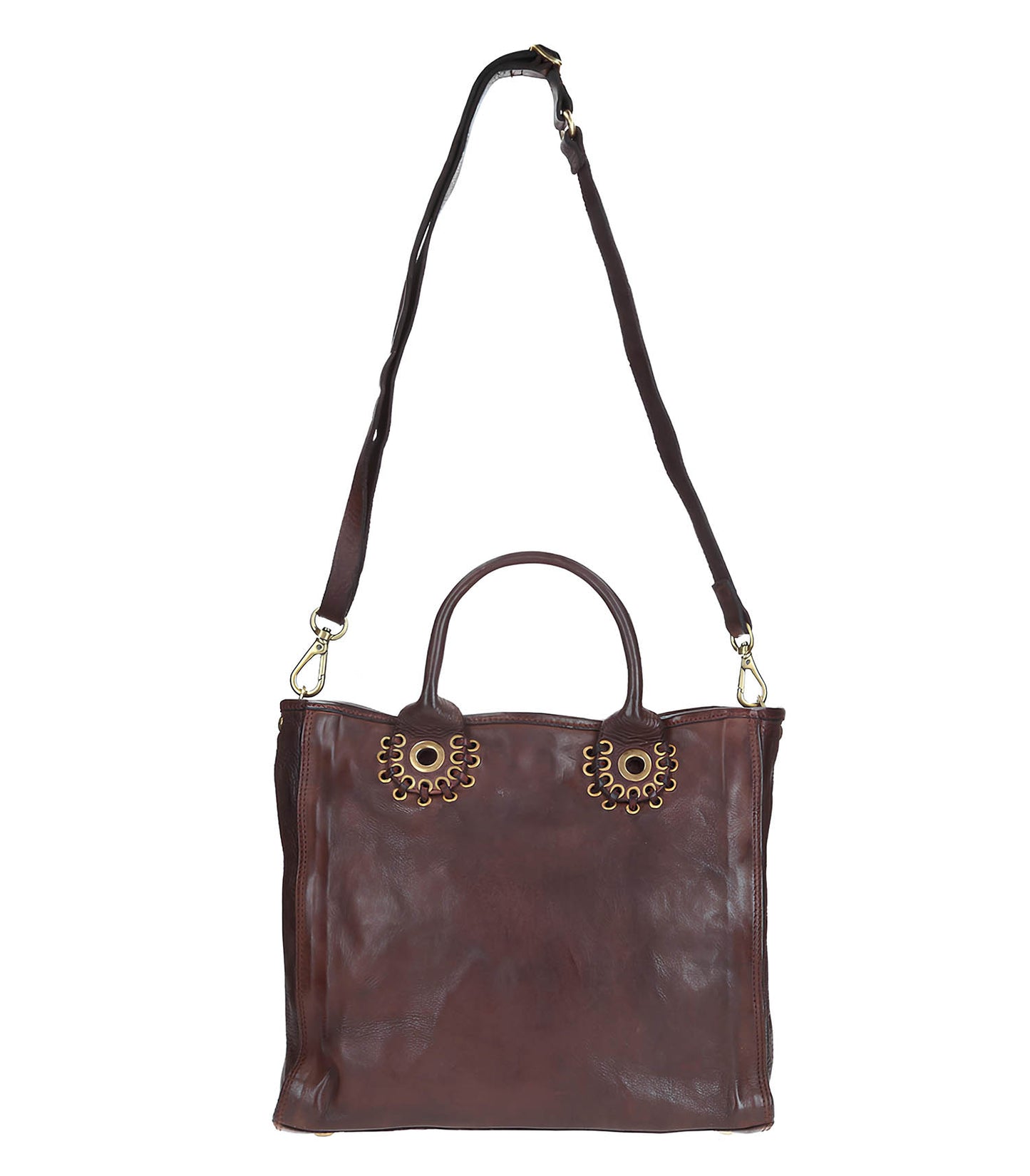 Sac Bandoulière en Cuir Marron