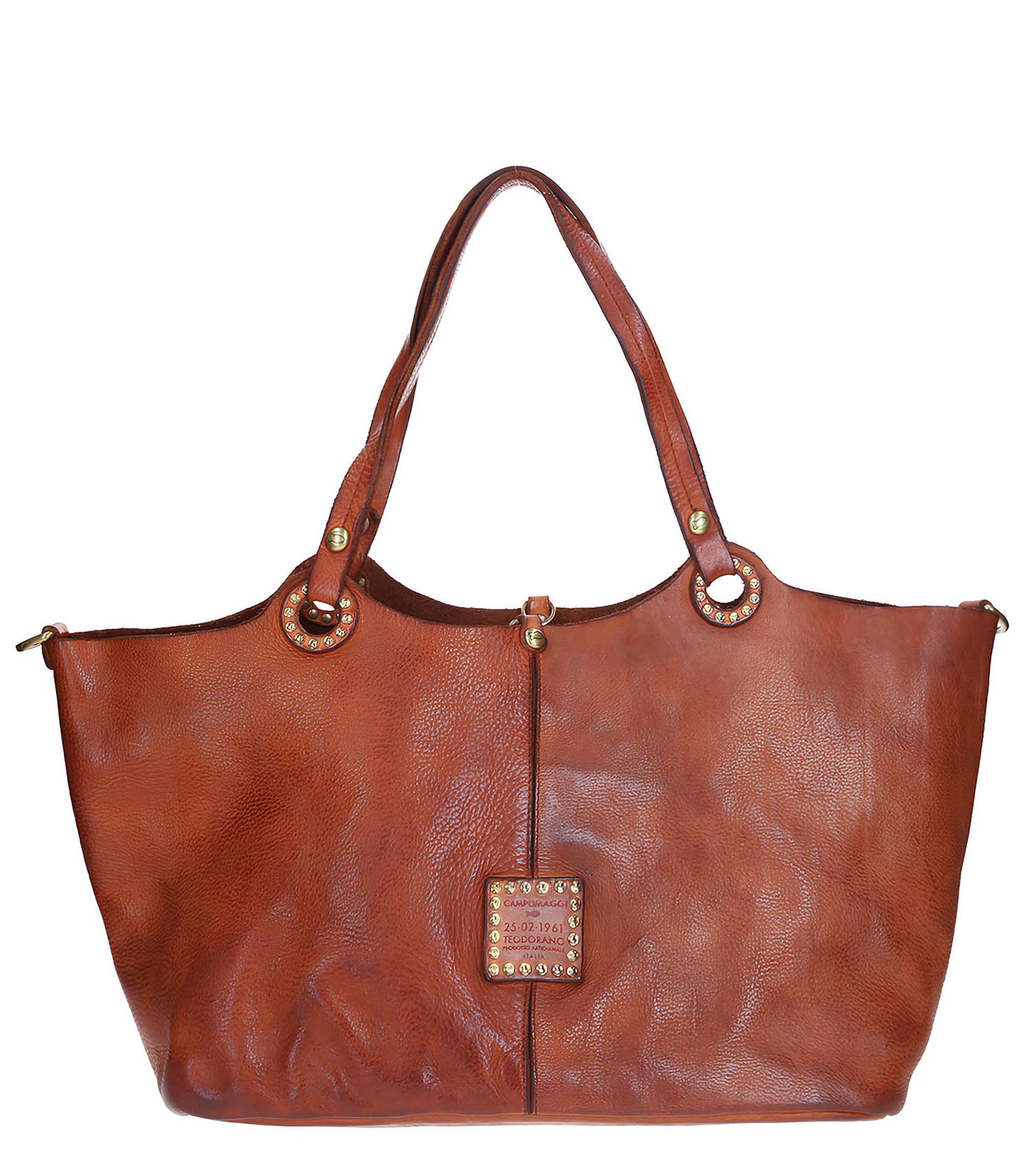 Cabas en Cuir Cognac