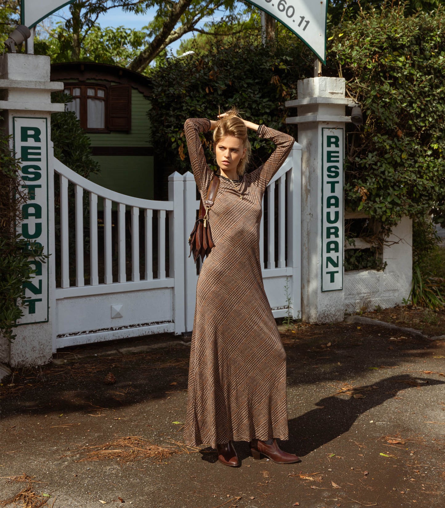 Robe Abito Margue Marron