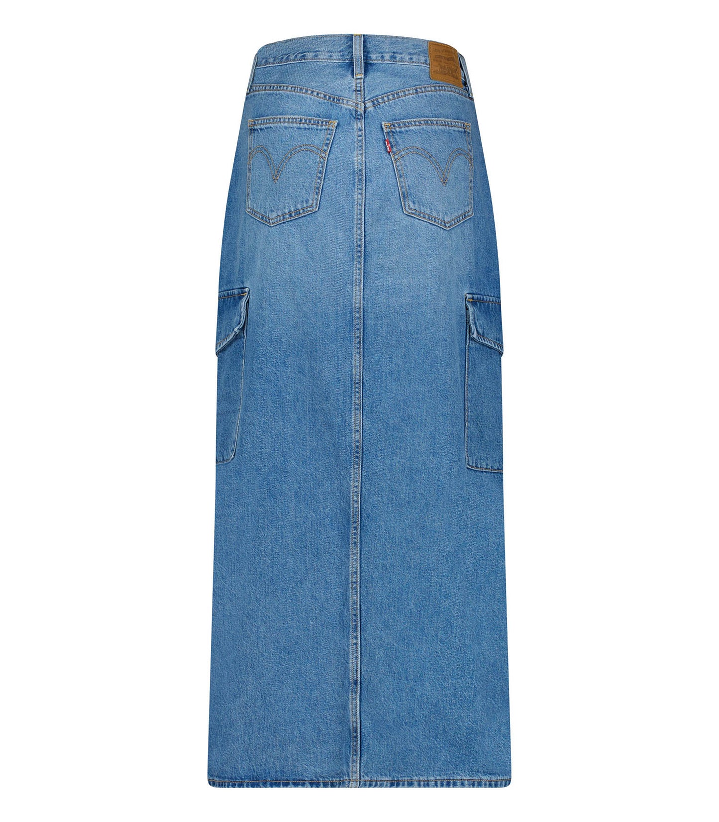 Jupe Longue en Jean Ankle Column Cargo Maximize the Moment