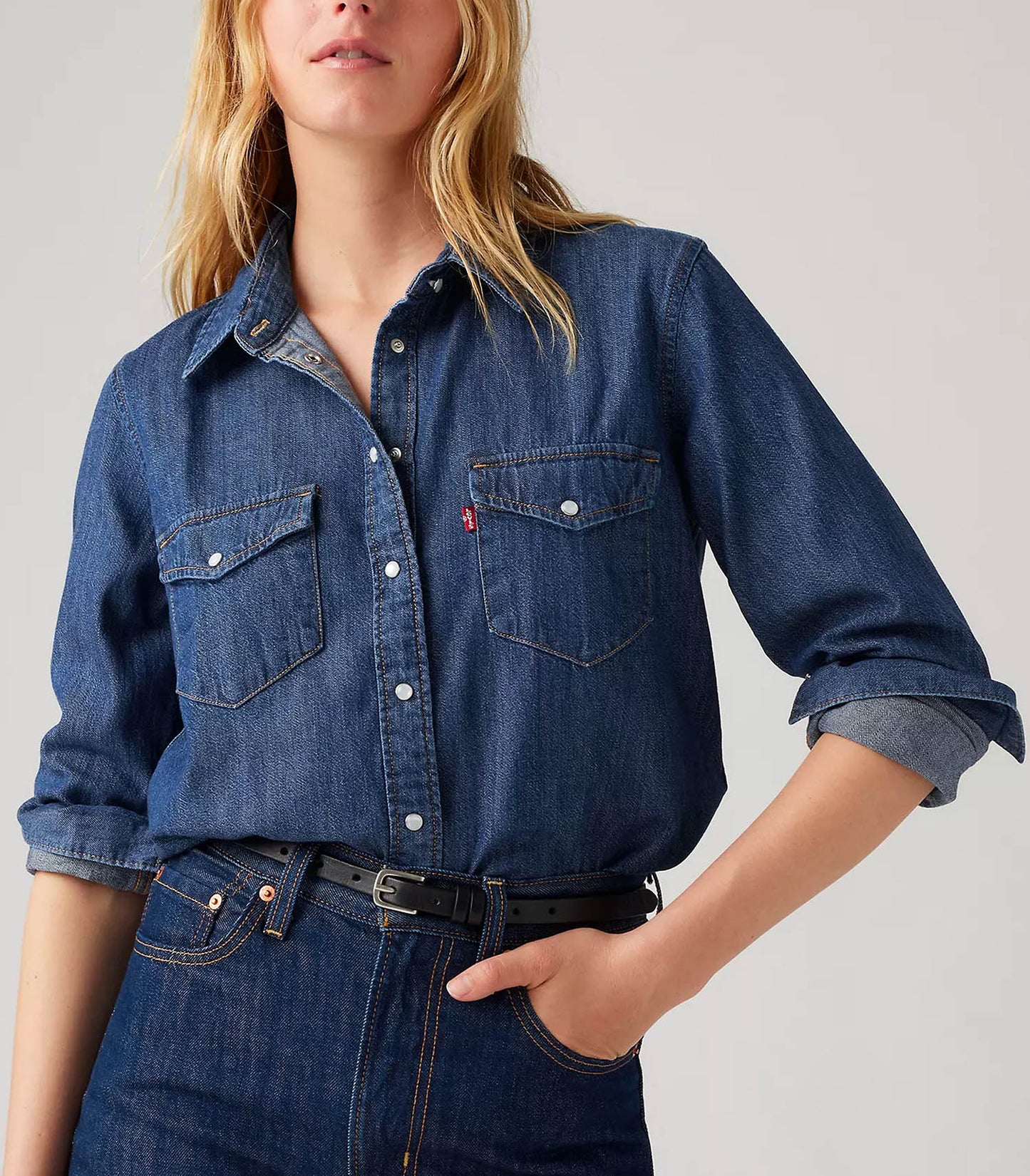 Chemise en Denim Iconic Western Air Space 3