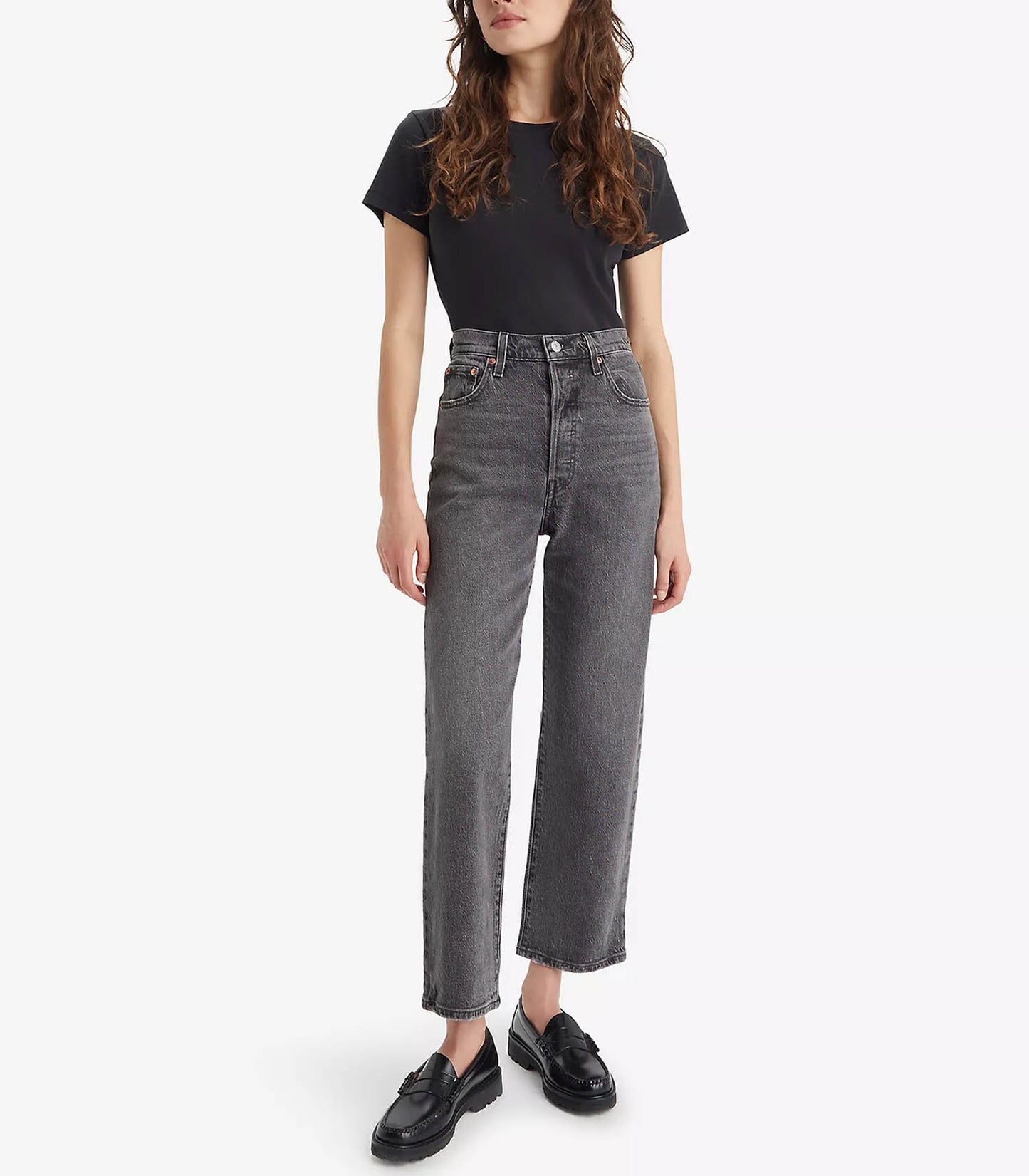 Jean Ribcage Straight Ankle Well Worn