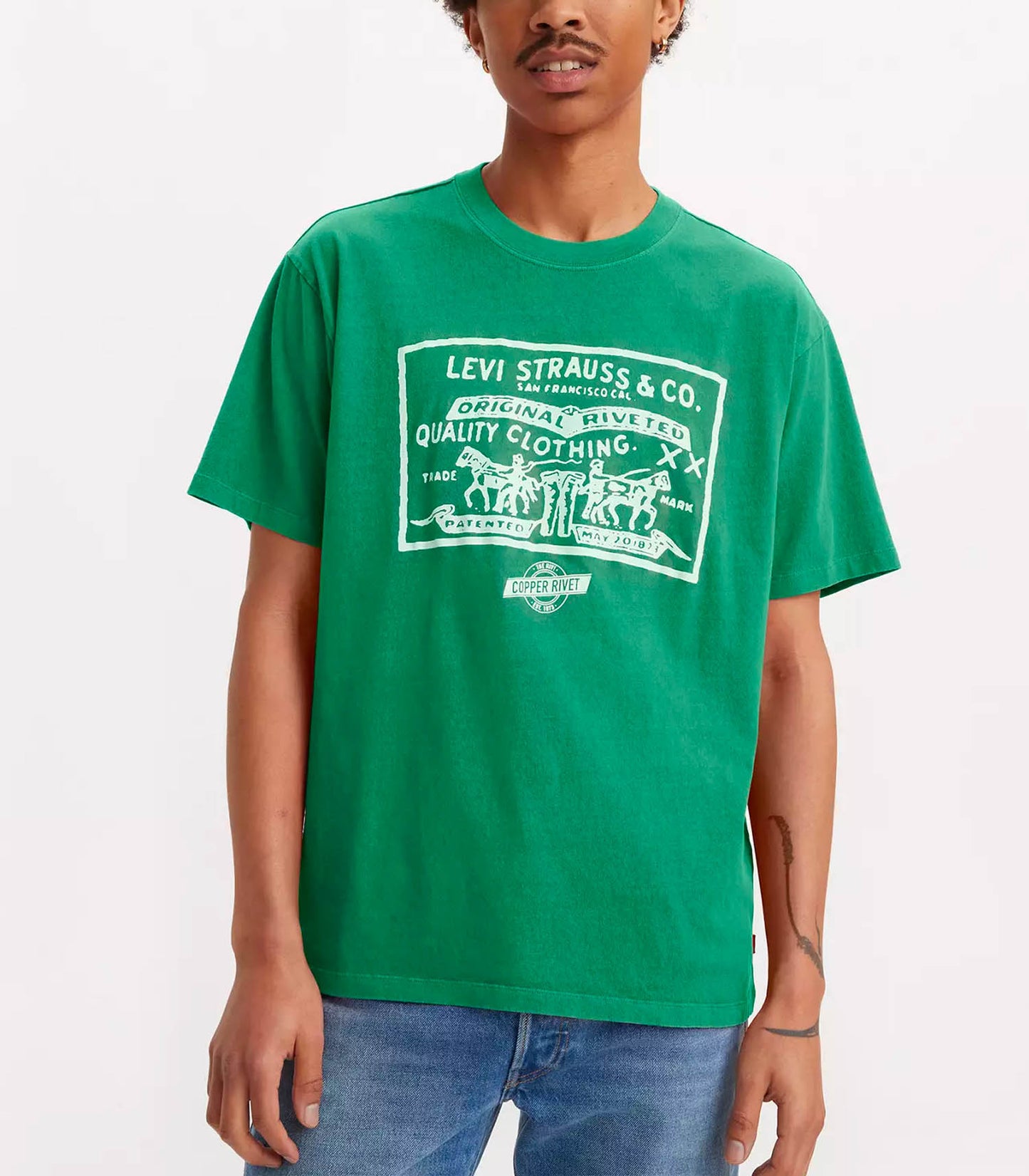 Tee-shirt Vintage Fit Graphic 2 Horse Pull Gd Shady Glade
