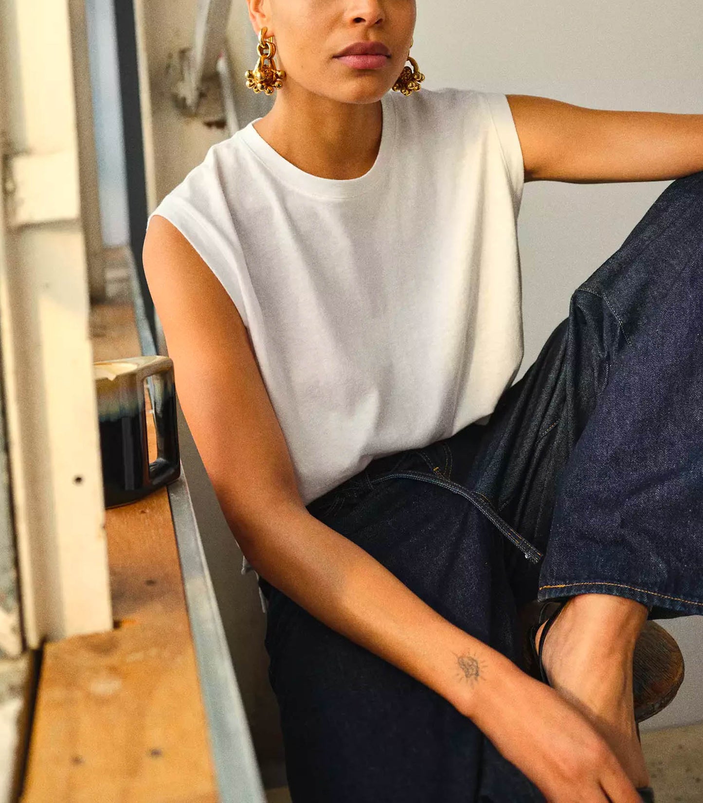 Débardeur Boxy Tank White +