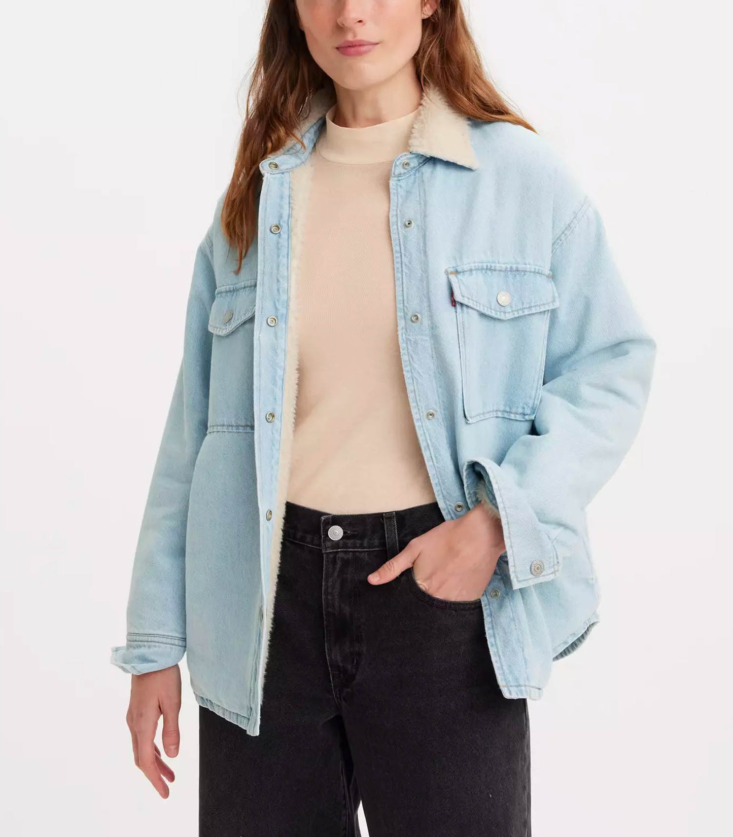 Veste en Jean Shearling Lola Glad To Meet You