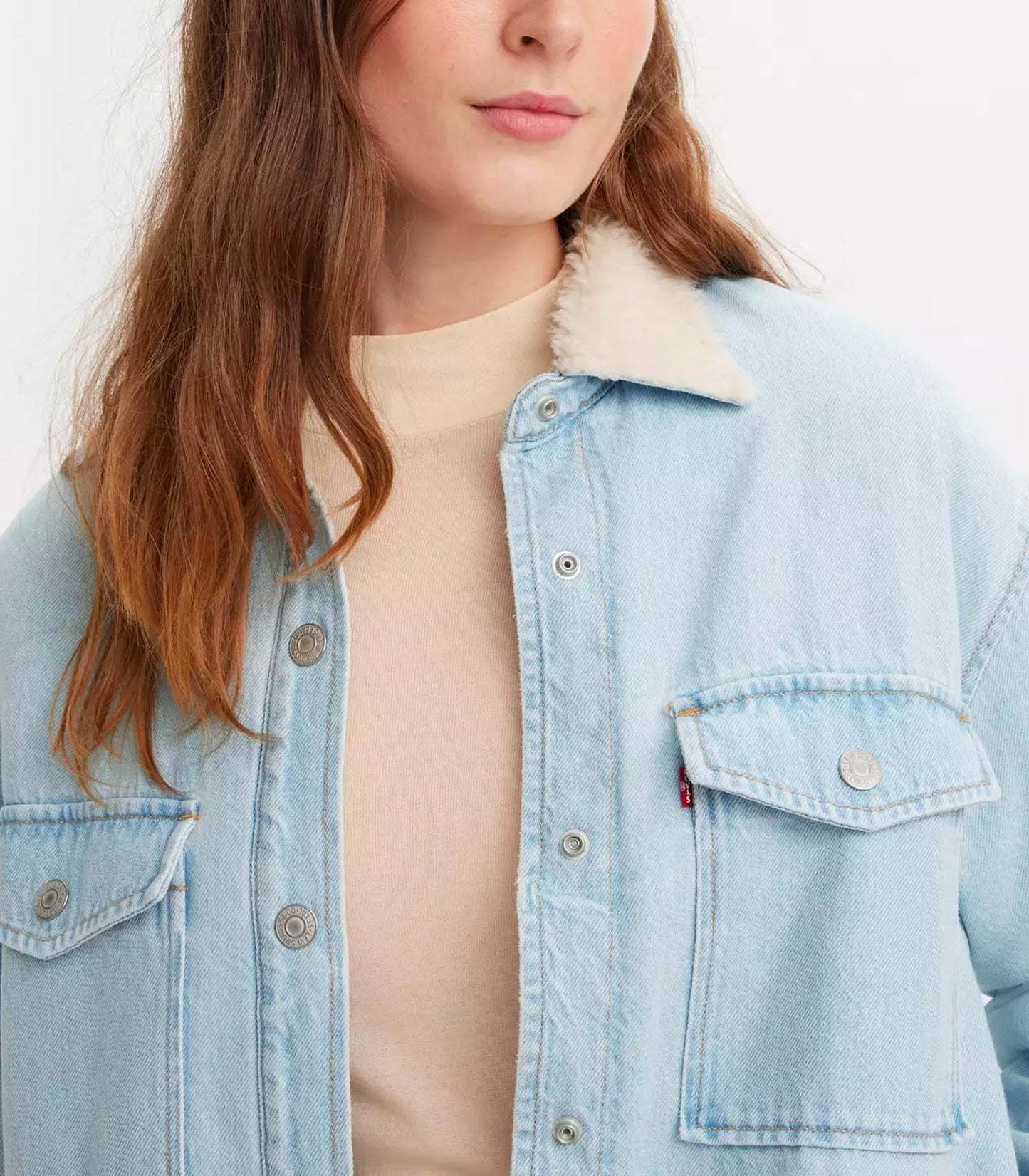 Veste en Jean Shearling Lola Glad To Meet You