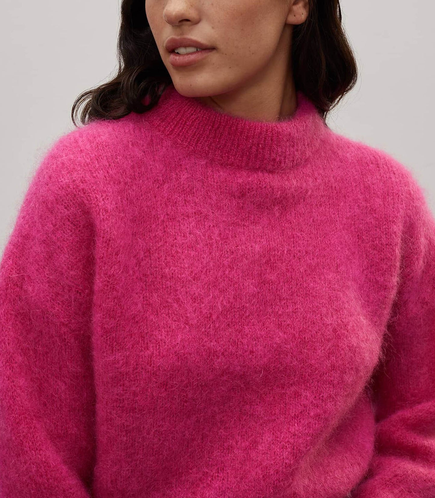 Pull en Mohair Jane Fuchsia