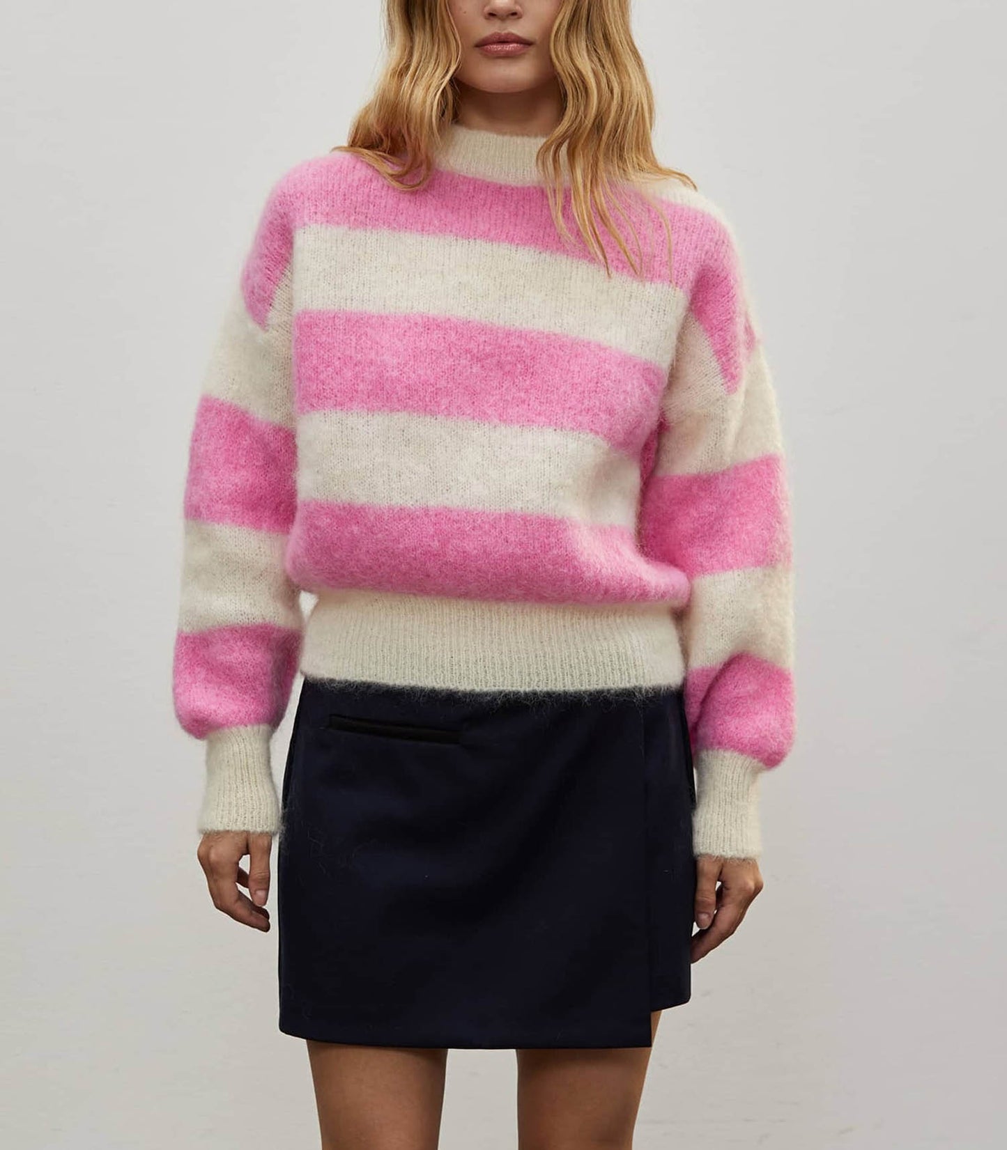 Pull en Mohair Lilly Pink