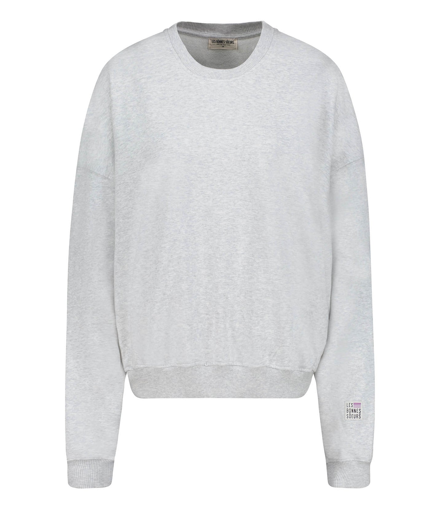 Sweat-shirt Babe Gris Chiné Clair